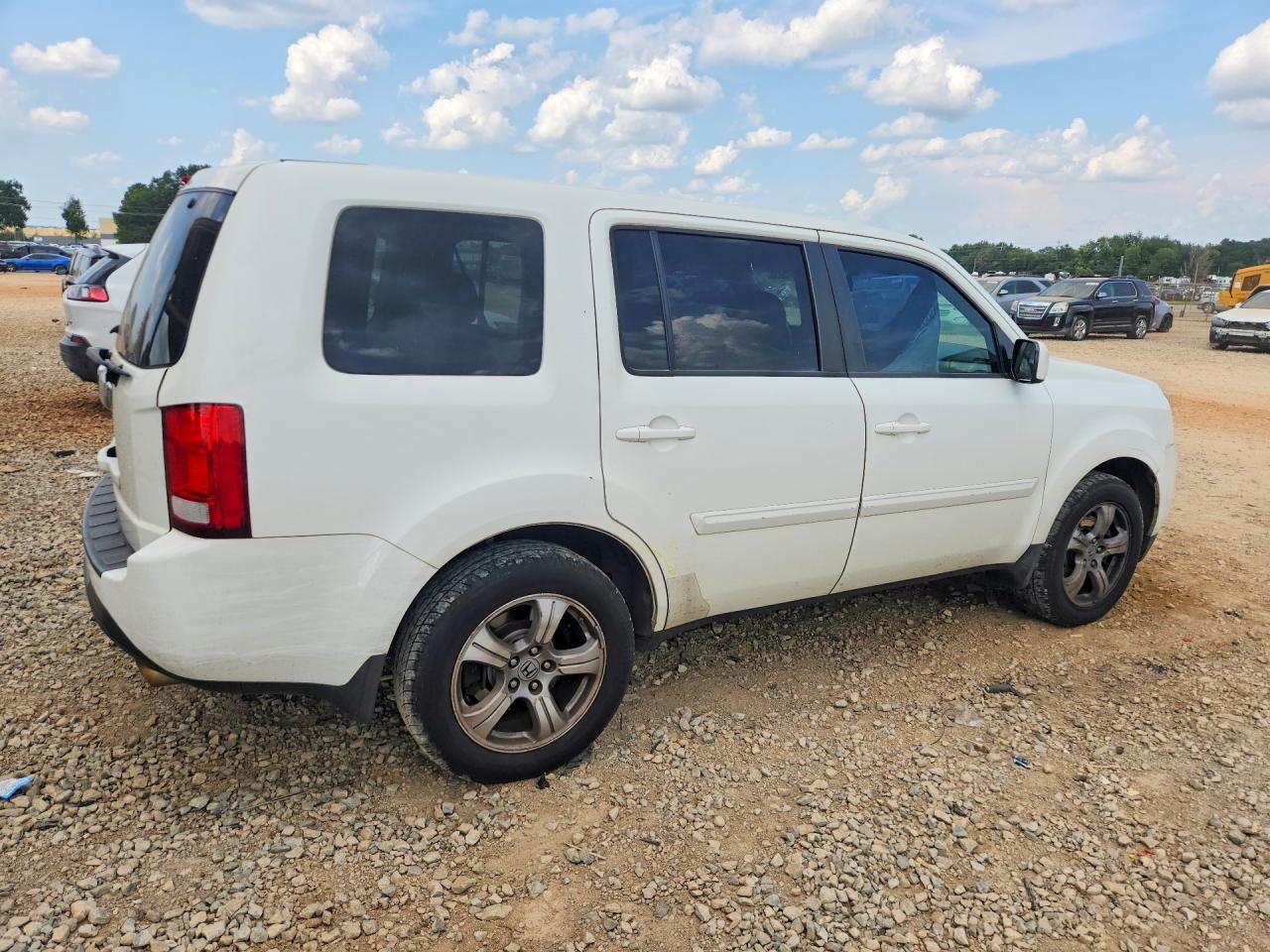 2012 Honda Pilot Exl Белый vin: 5FNYF3H61CB014099