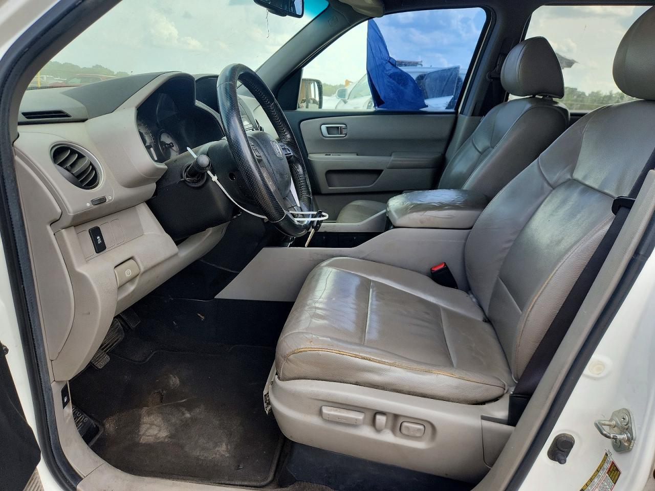 2012 Honda Pilot Exl Белый vin: 5FNYF3H61CB014099