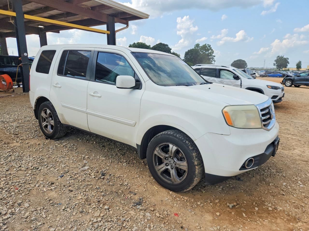 2012 Honda Pilot Exl Белый vin: 5FNYF3H61CB014099