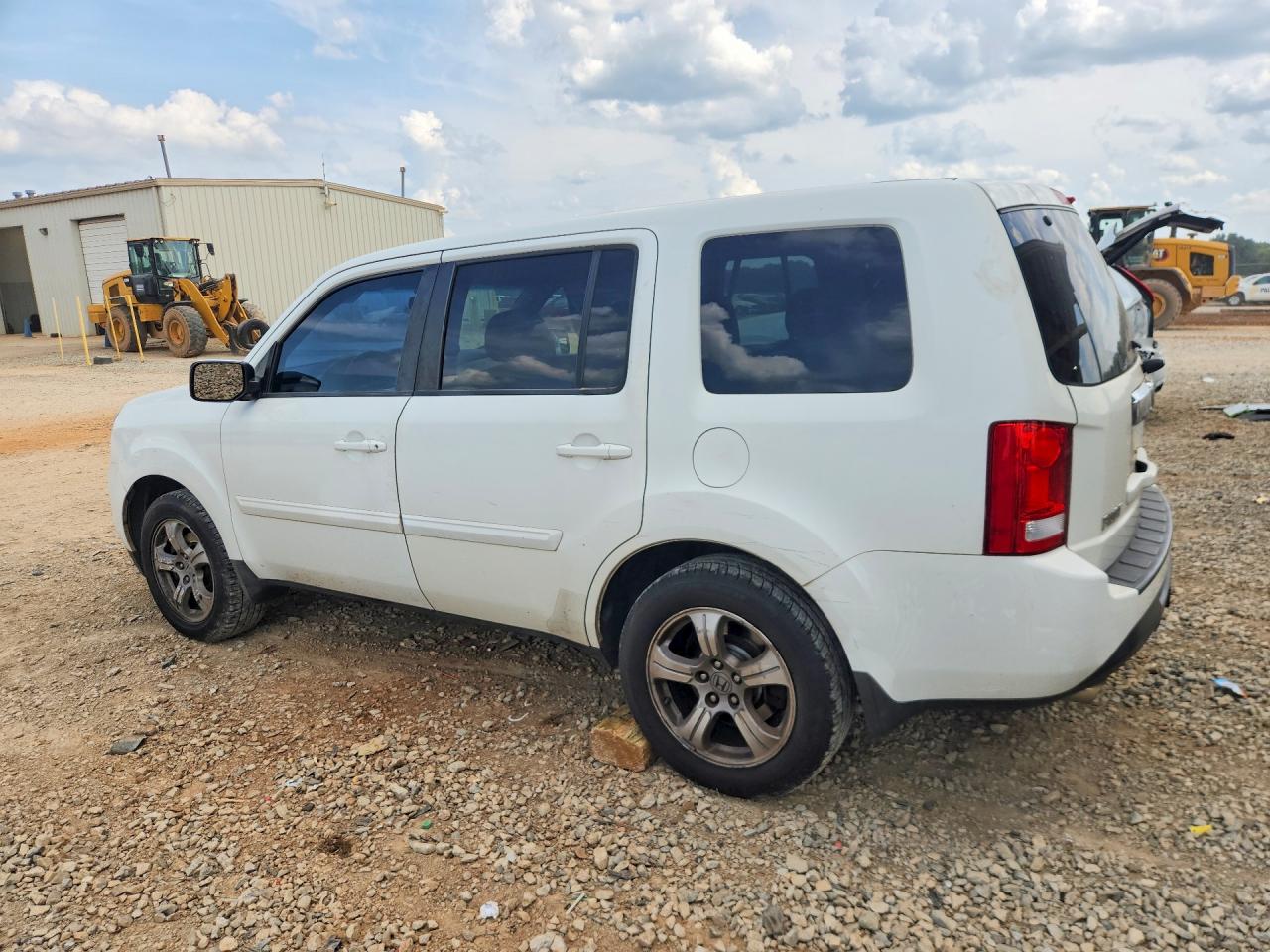 2012 Honda Pilot Exl Белый vin: 5FNYF3H61CB014099