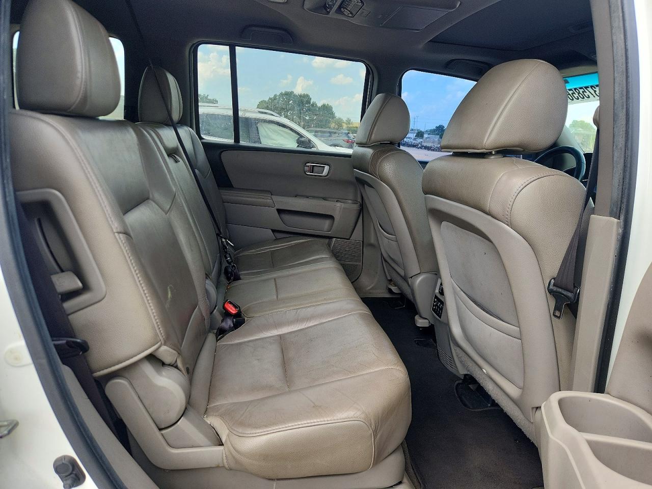 2012 Honda Pilot Exl Белый vin: 5FNYF3H61CB014099