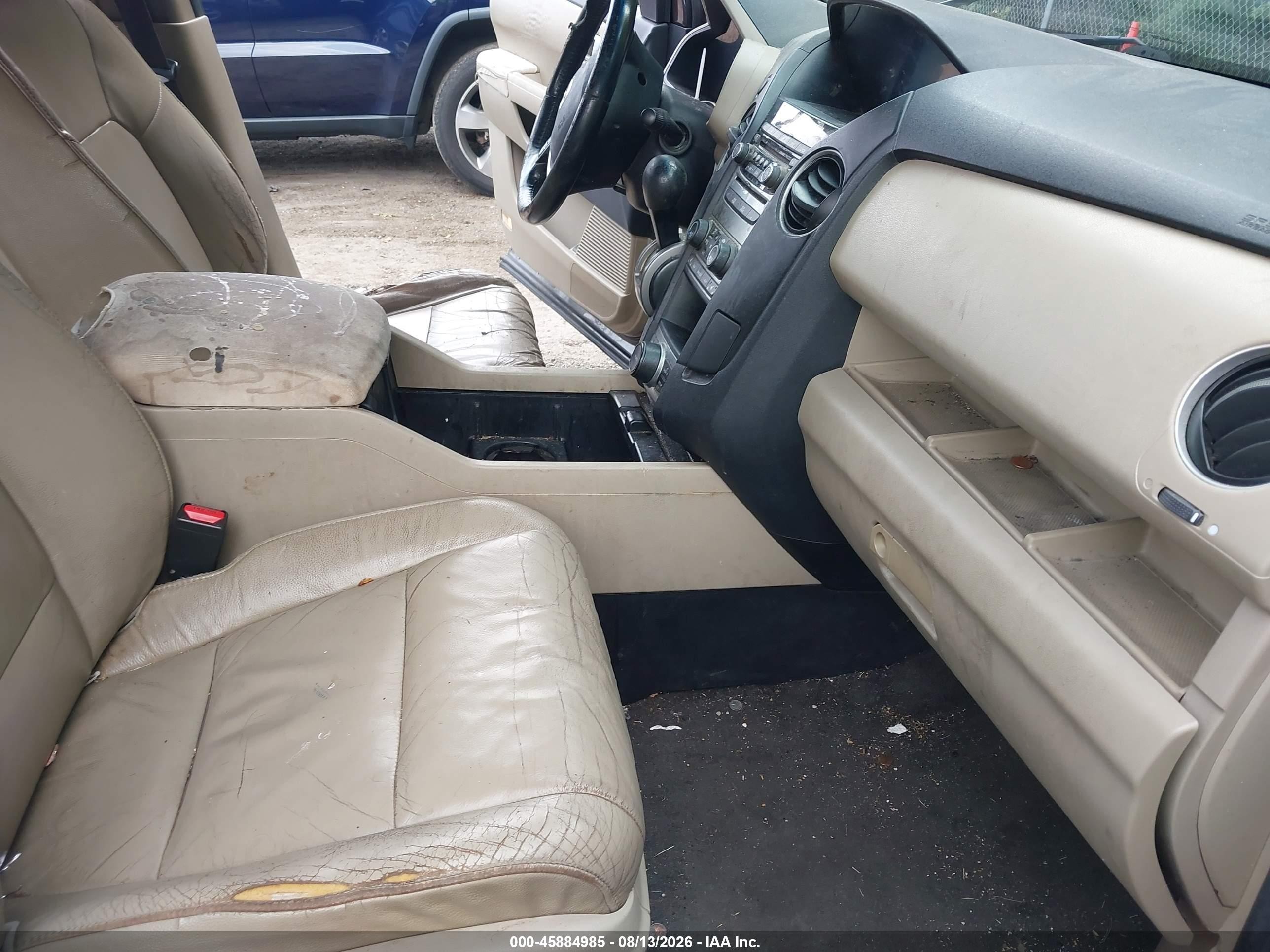 2012 Honda Pilot Ex-l Серый vin: 5FNYF3H62CB018825
