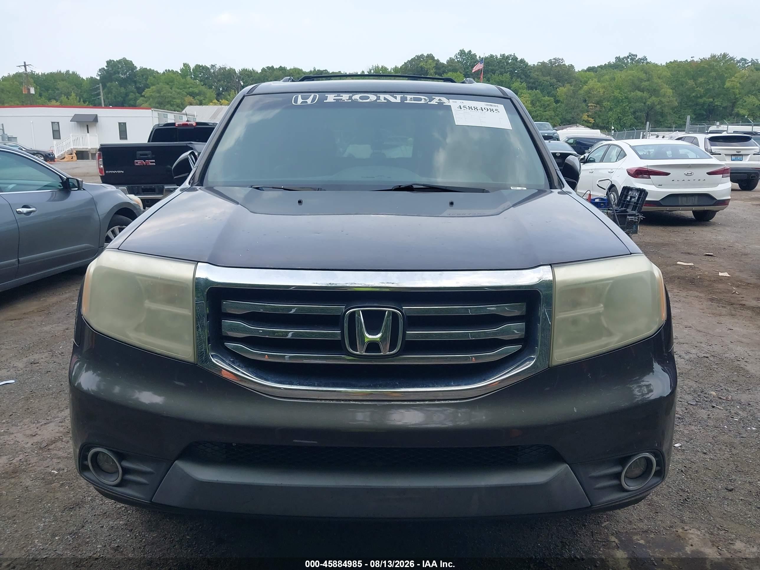 2012 Honda Pilot Ex-l Серый vin: 5FNYF3H62CB018825