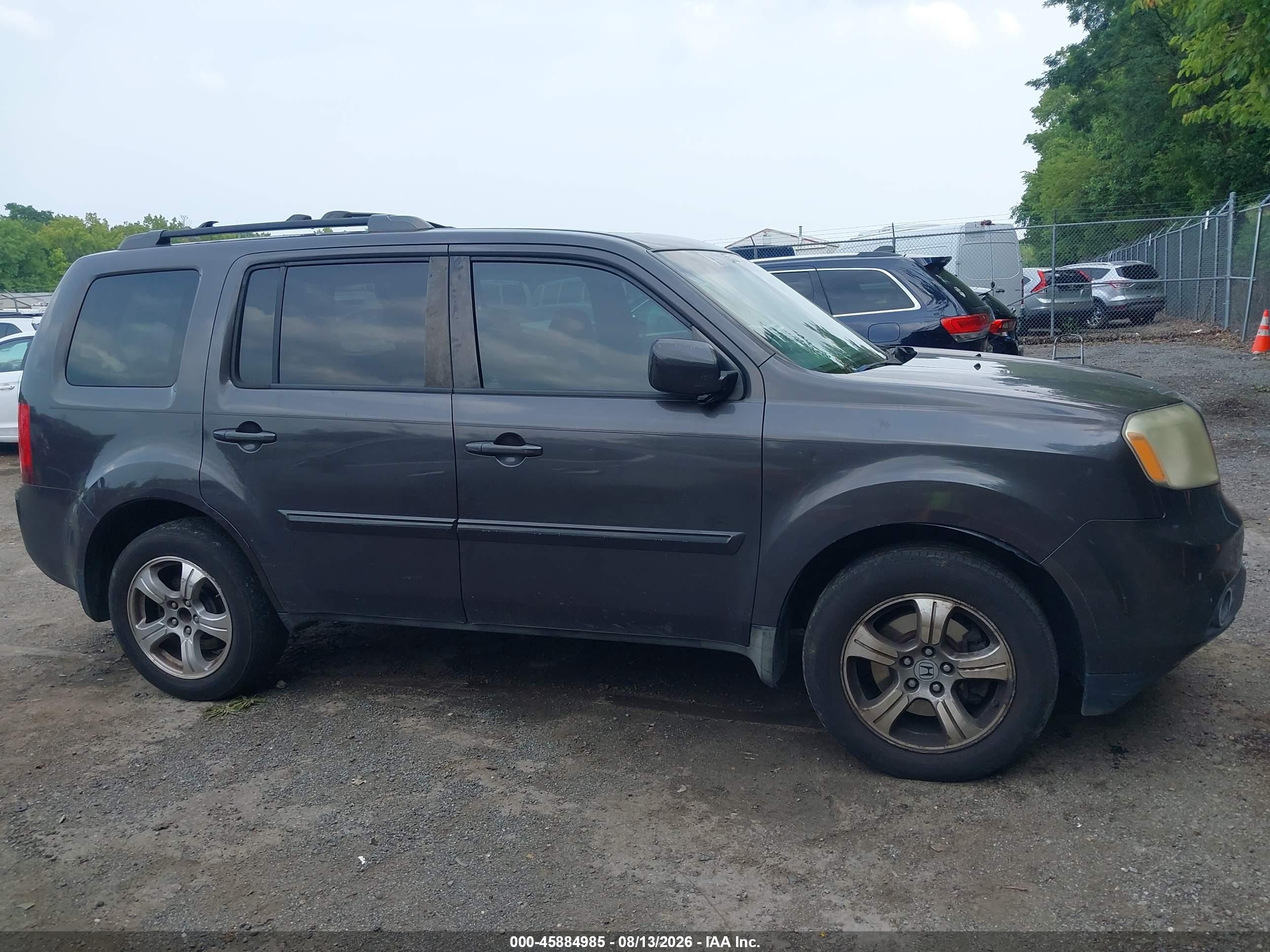2012 Honda Pilot Ex-l Серый vin: 5FNYF3H62CB018825