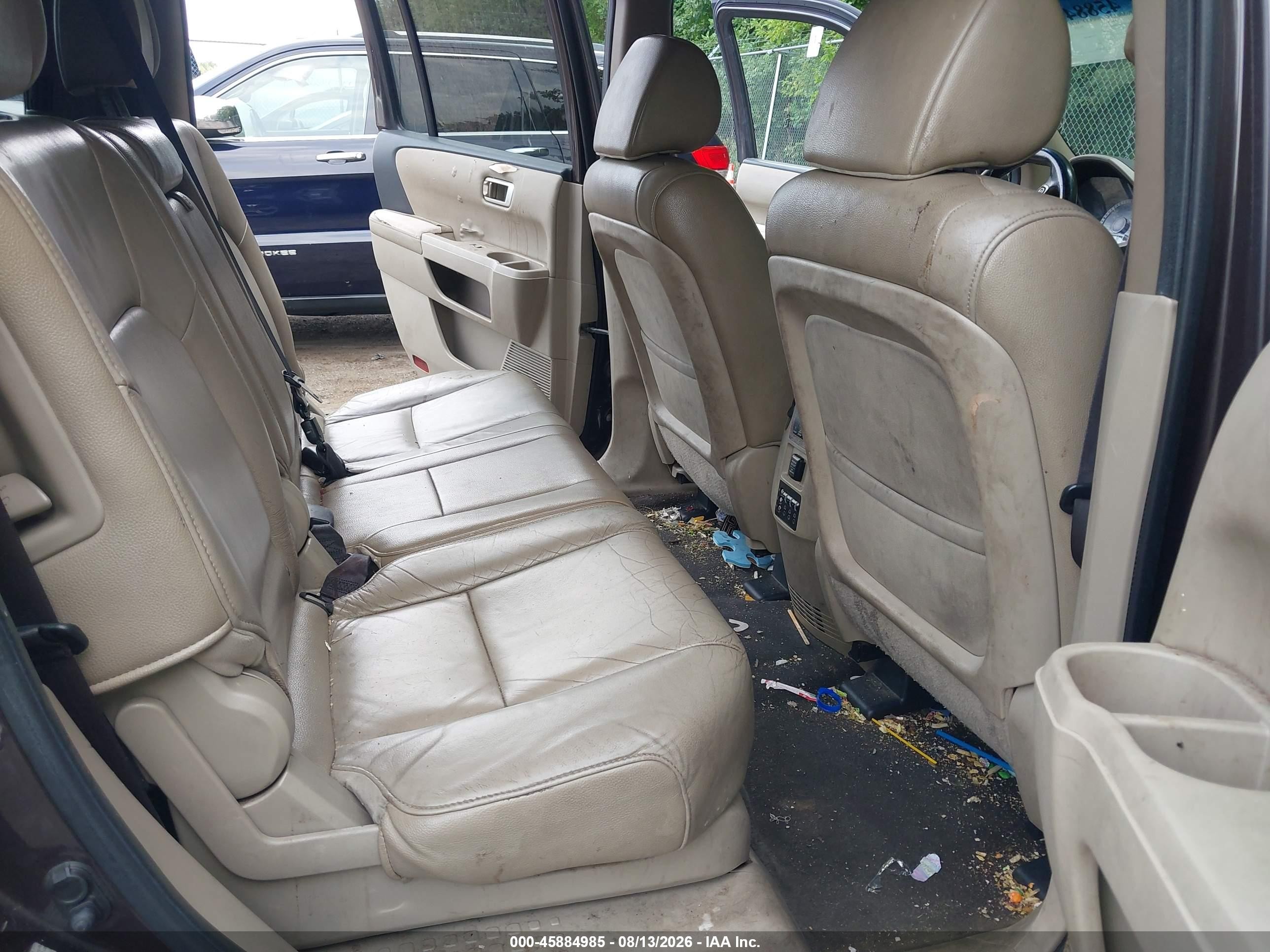 2012 Honda Pilot Ex-l Серый vin: 5FNYF3H62CB018825