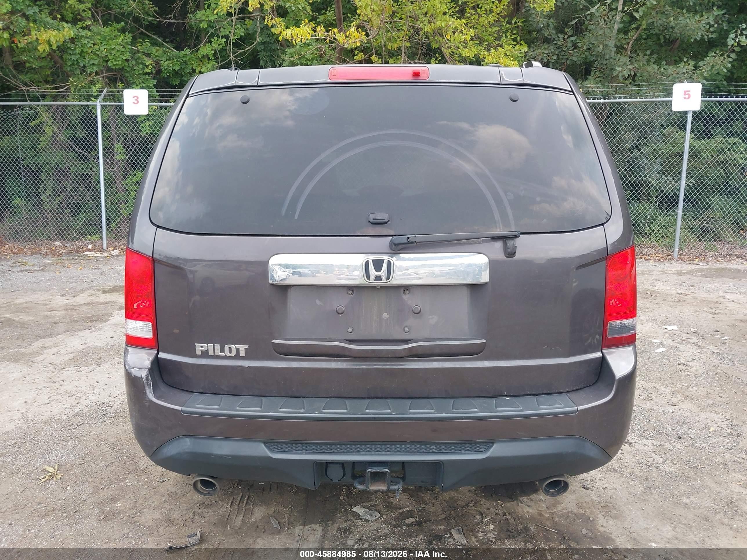 2012 Honda Pilot Ex-l Серый vin: 5FNYF3H62CB018825
