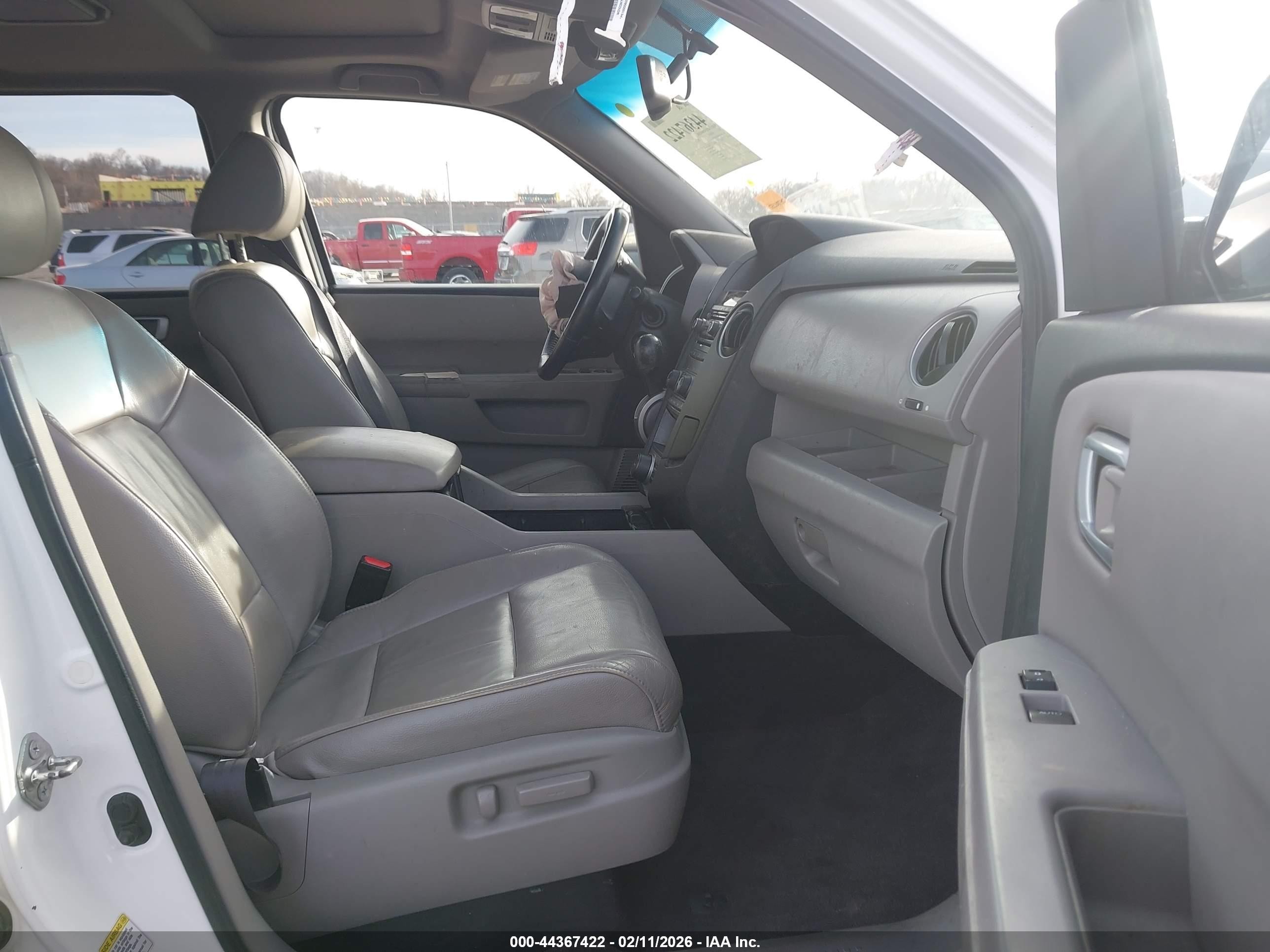 2012 Honda Pilot Ex-l Белый vin: 5FNYF3H62CB027024