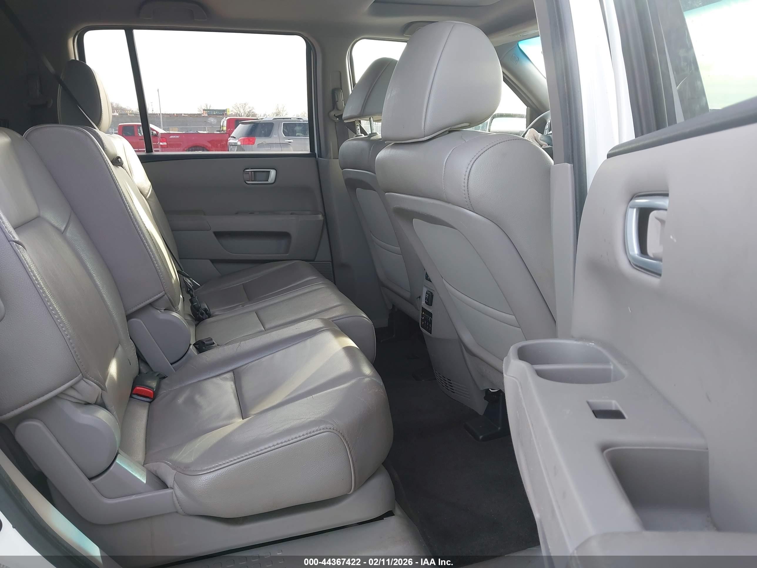 2012 Honda Pilot Ex-l Белый vin: 5FNYF3H62CB027024