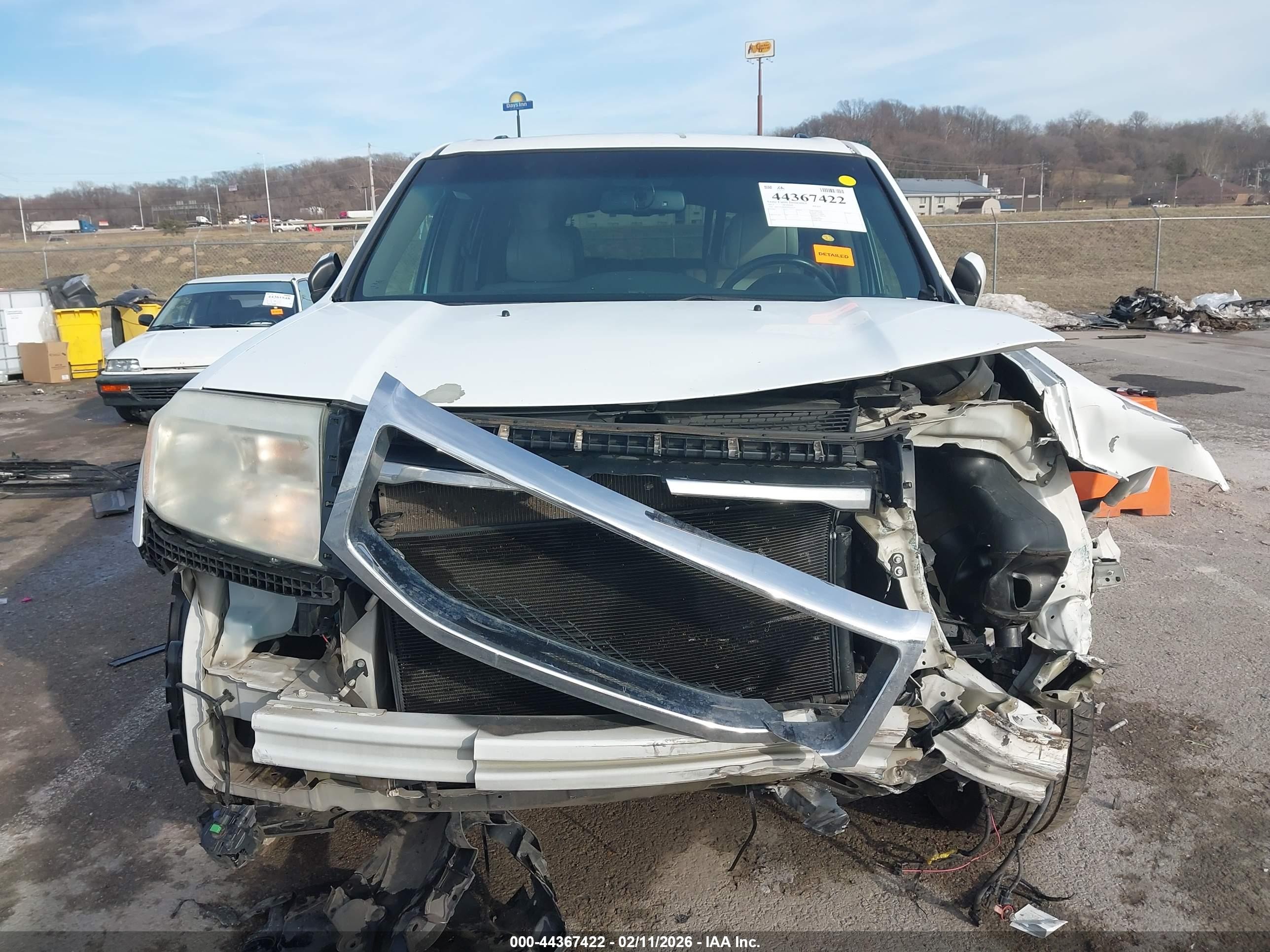 2012 Honda Pilot Ex-l Белый vin: 5FNYF3H62CB027024