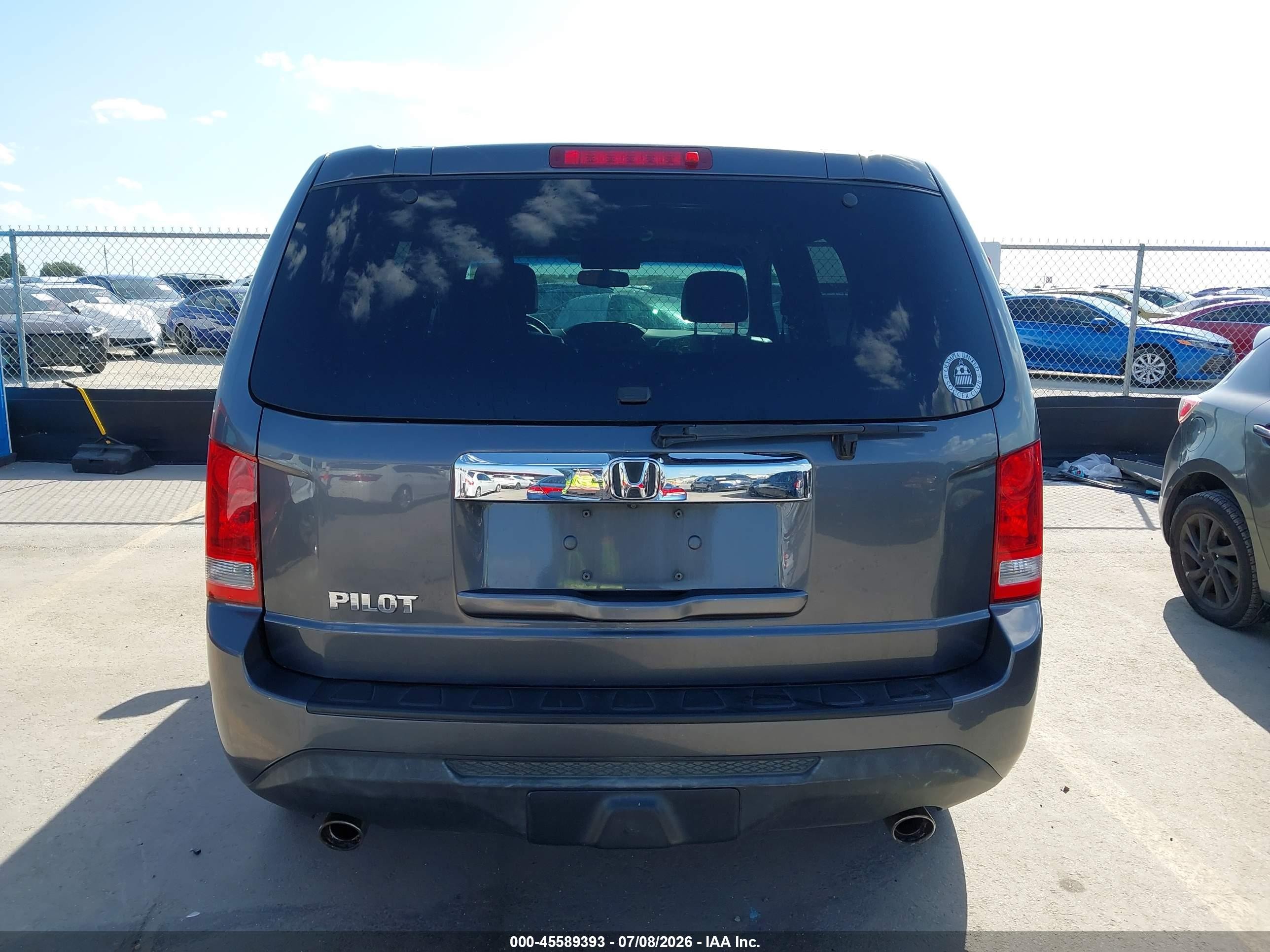 2012 Honda Pilot Ex-l Gray vin: 5FNYF3H63CB006165