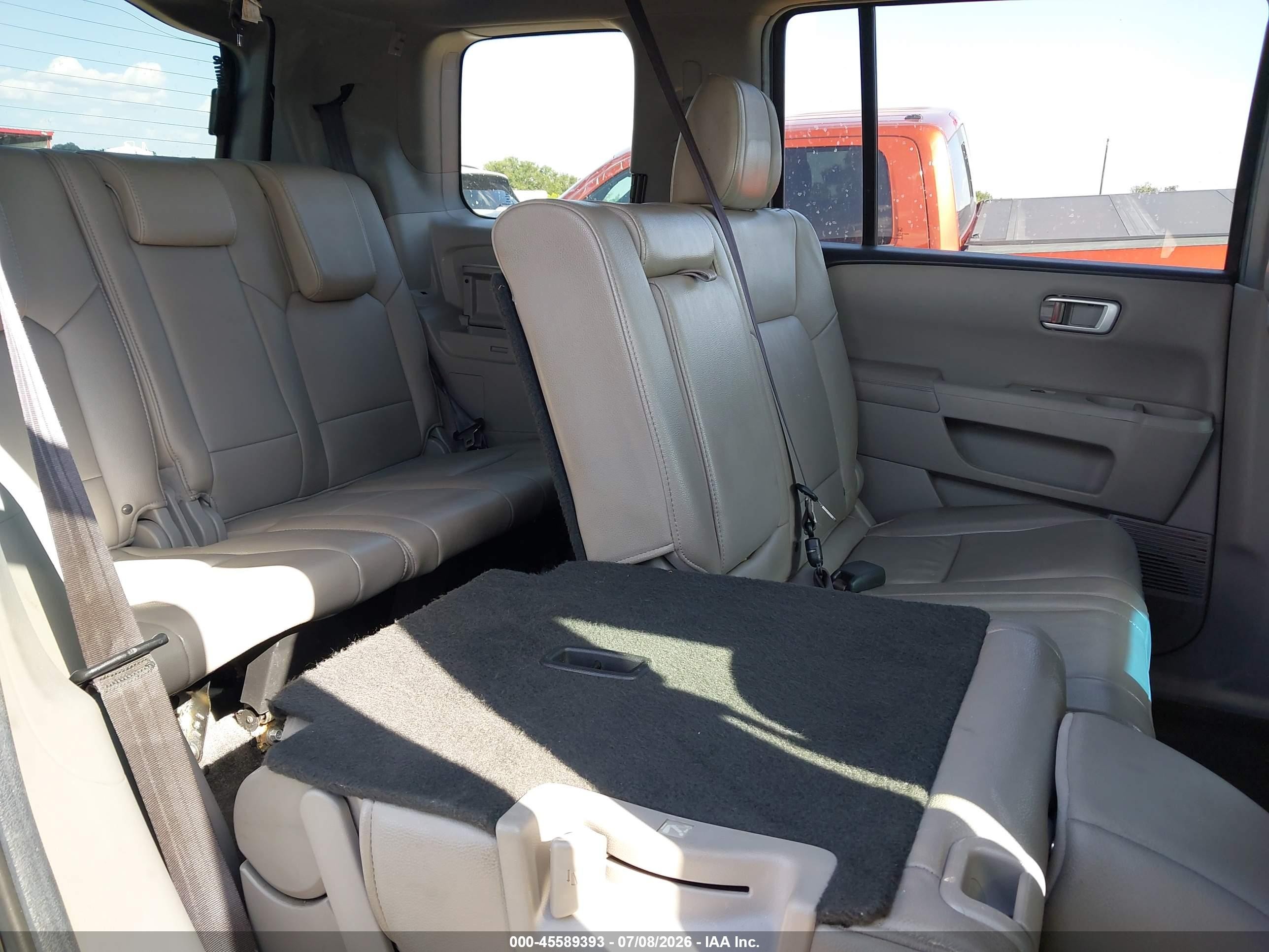 2012 Honda Pilot Ex-l Gray vin: 5FNYF3H63CB006165