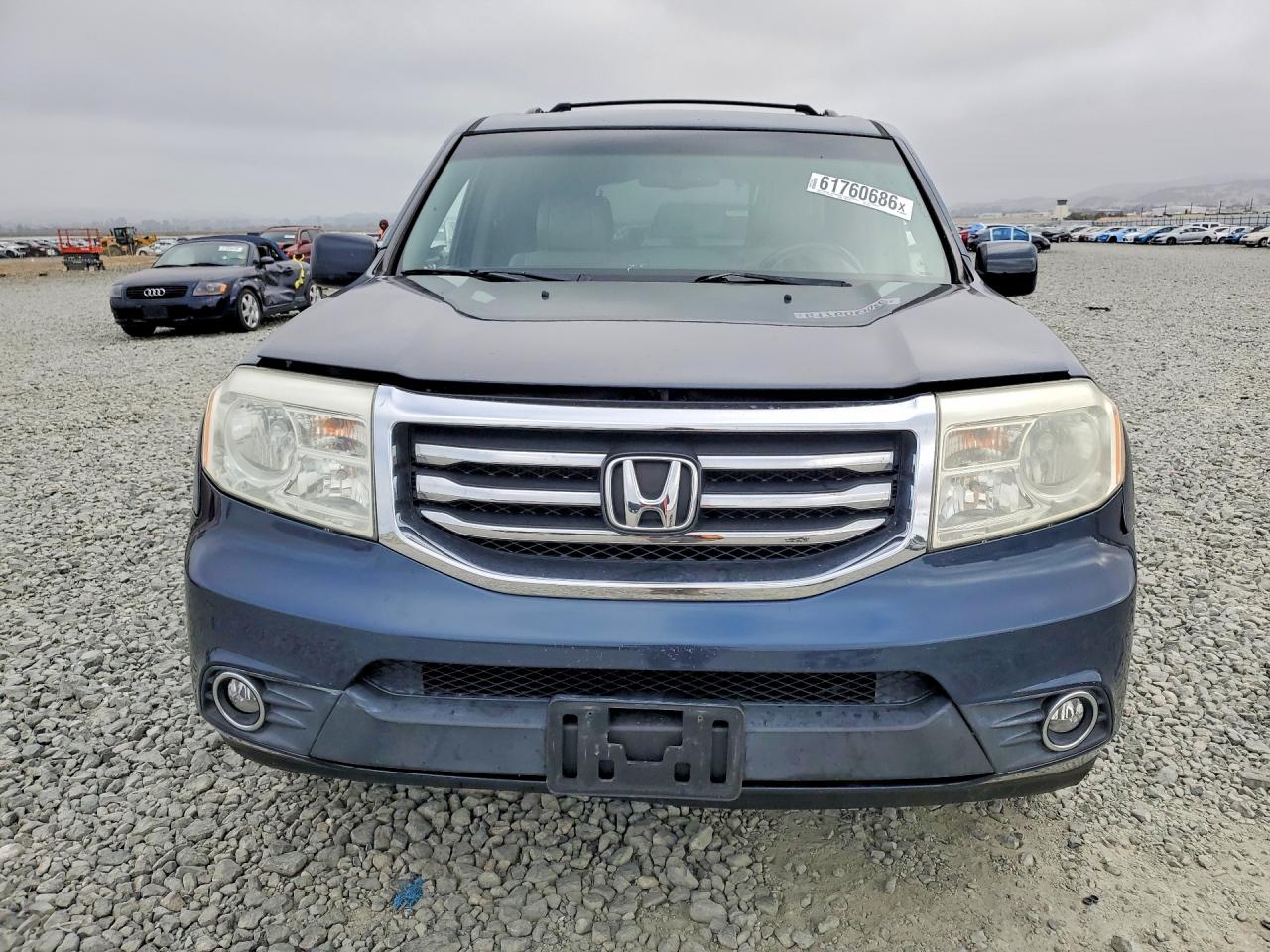 2012 Honda Pilot Exl Blue vin: 5FNYF3H63CB034967