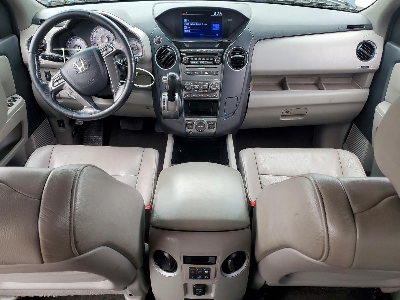 2012 Honda Pilot Exl Blue vin: 5FNYF3H63CB034967