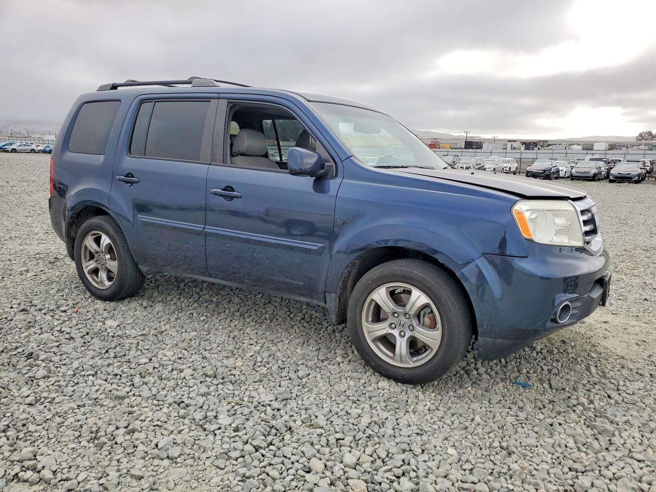 2012 Honda Pilot Exl Blue vin: 5FNYF3H63CB034967