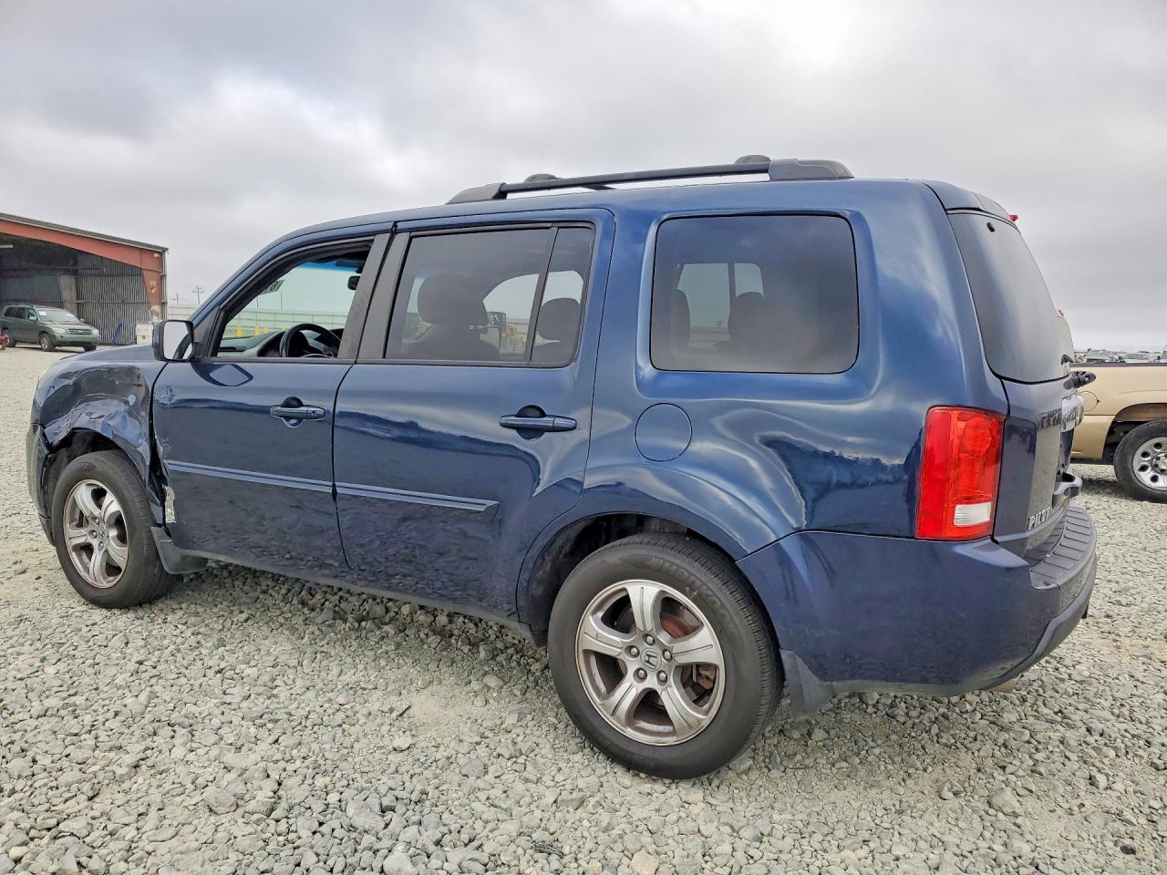 2012 Honda Pilot Exl Blue vin: 5FNYF3H63CB034967