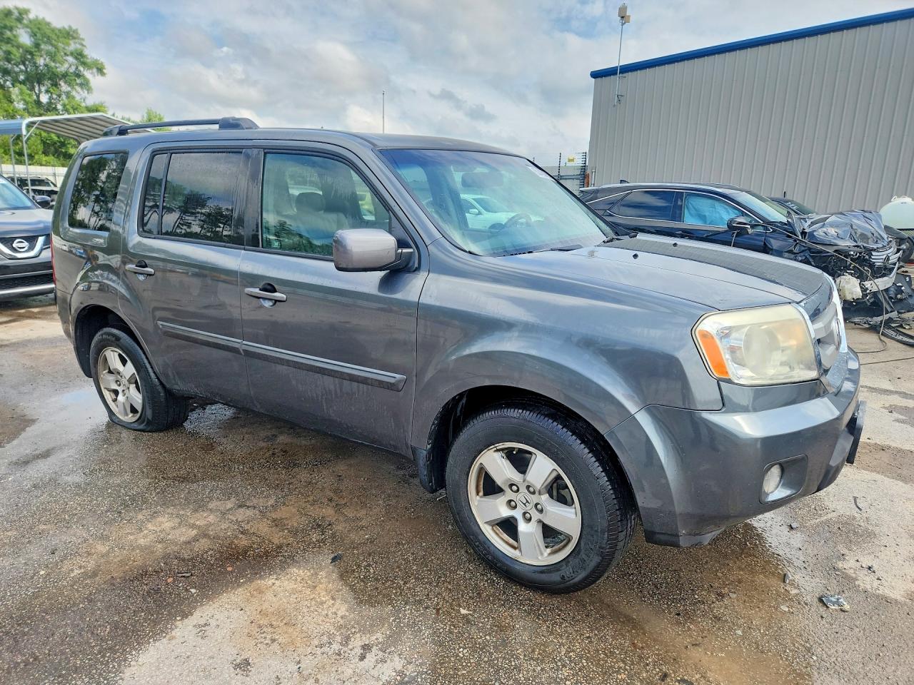 2011 Honda Pilot Exl Gray vin: 5FNYF3H64BB033034