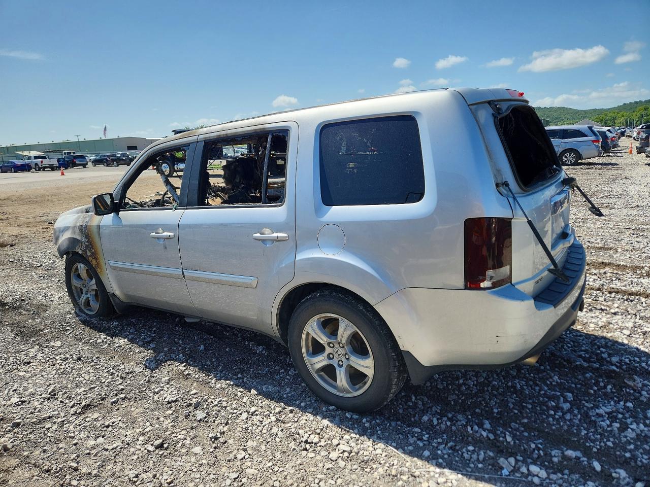 2012 Honda Pilot Exl Silver vin: 5FNYF3H64CB026103