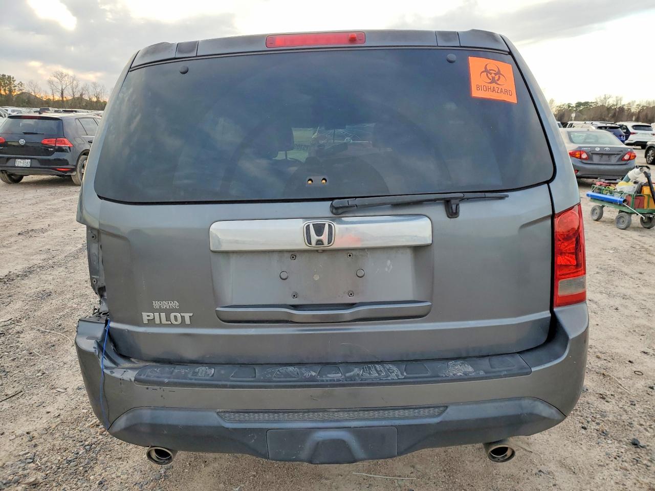 2013 Honda Pilot Exl Gray vin: 5FNYF3H64DB024868