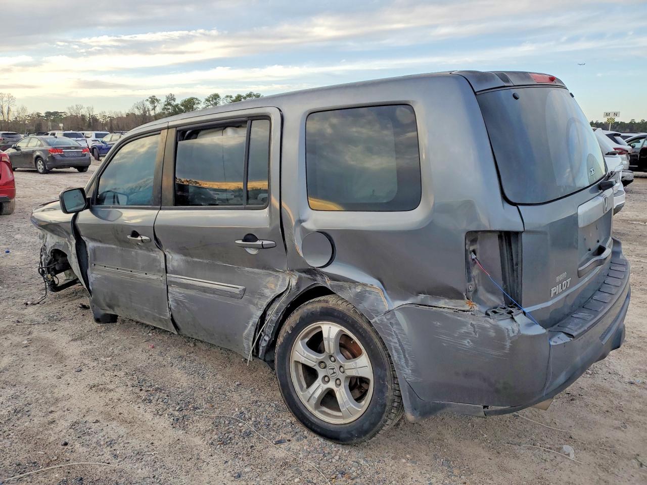 2013 Honda Pilot Exl Gray vin: 5FNYF3H64DB024868