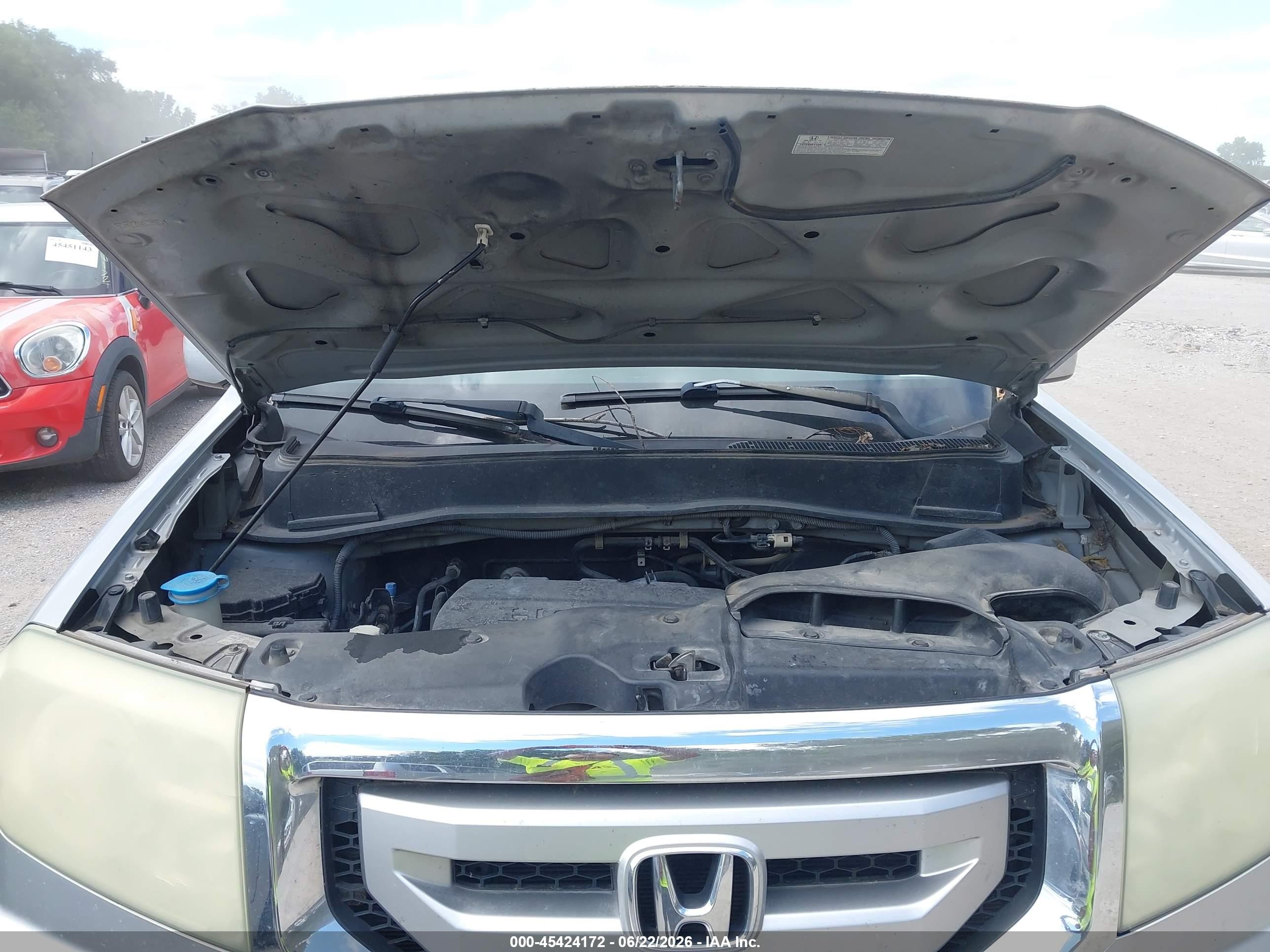 2010 Honda Pilot Ex-l Silver vin: 5FNYF3H65AB019786