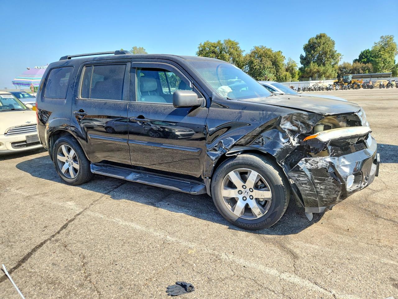 2011 Honda Pilot Exl Black vin: 5FNYF3H65BB002133