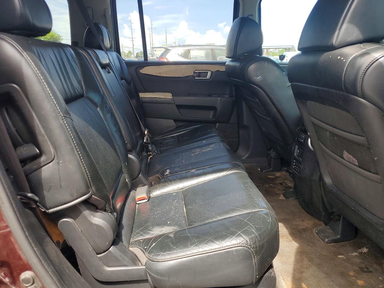 2011 Honda Pilot Exl Бордовый vin: 5FNYF3H65BB047606