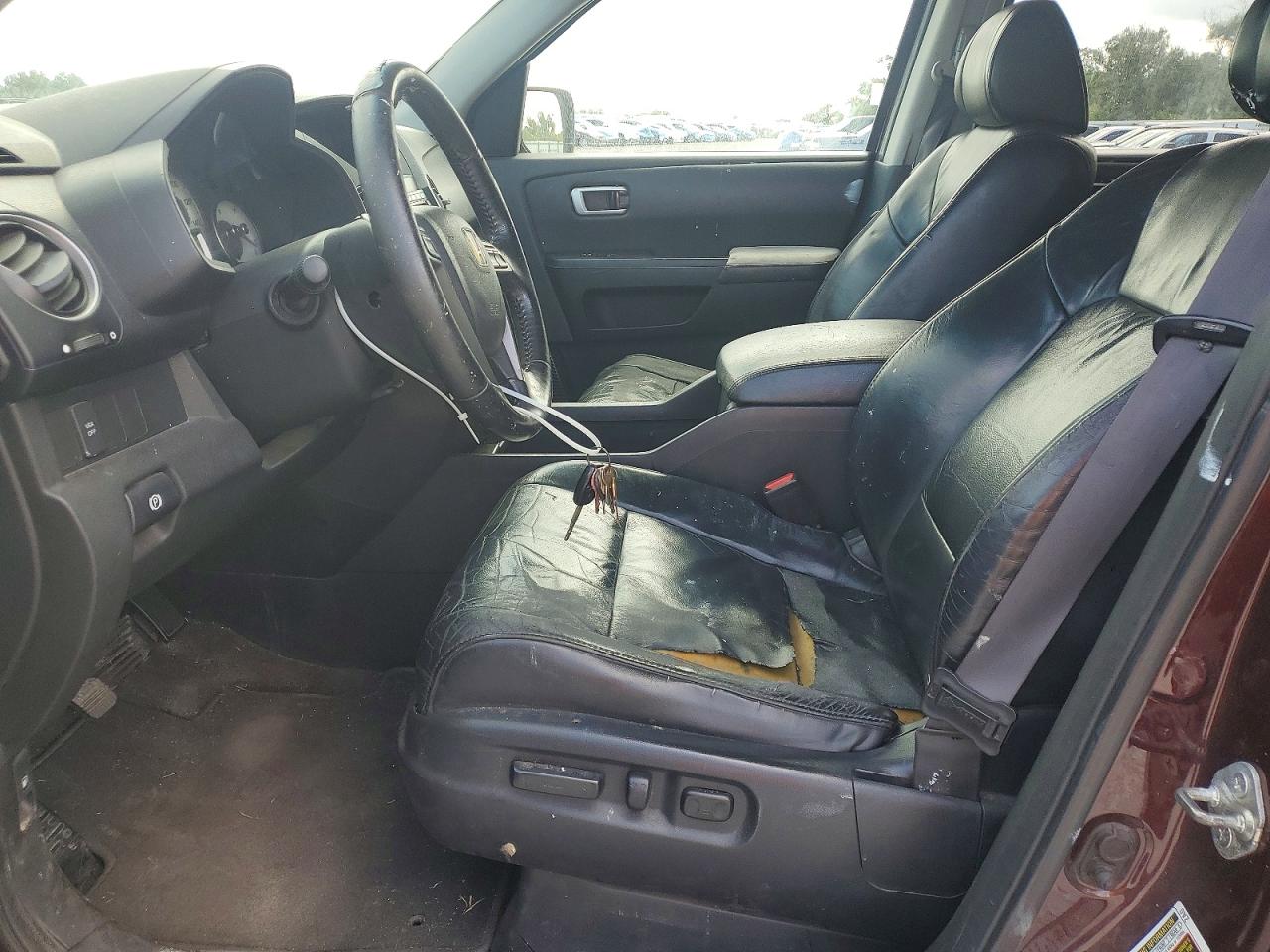 2011 Honda Pilot Exl Бордовый vin: 5FNYF3H65BB047606