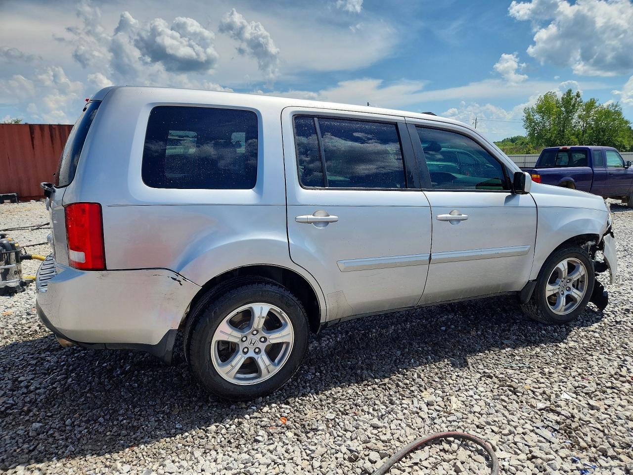 2012 Honda Pilot Exl Серебряный vin: 5FNYF3H65CB035621