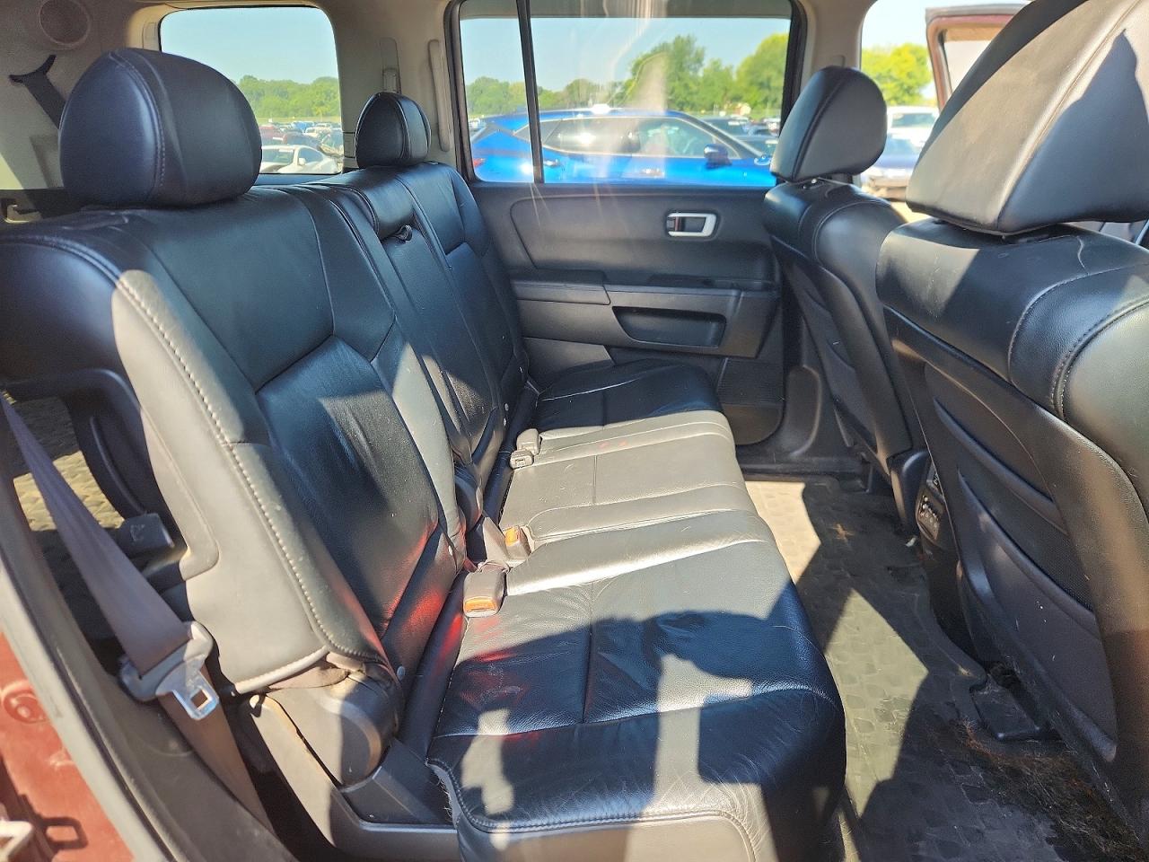 2010 Honda Pilot Exl Burgundy vin: 5FNYF3H66AB014337