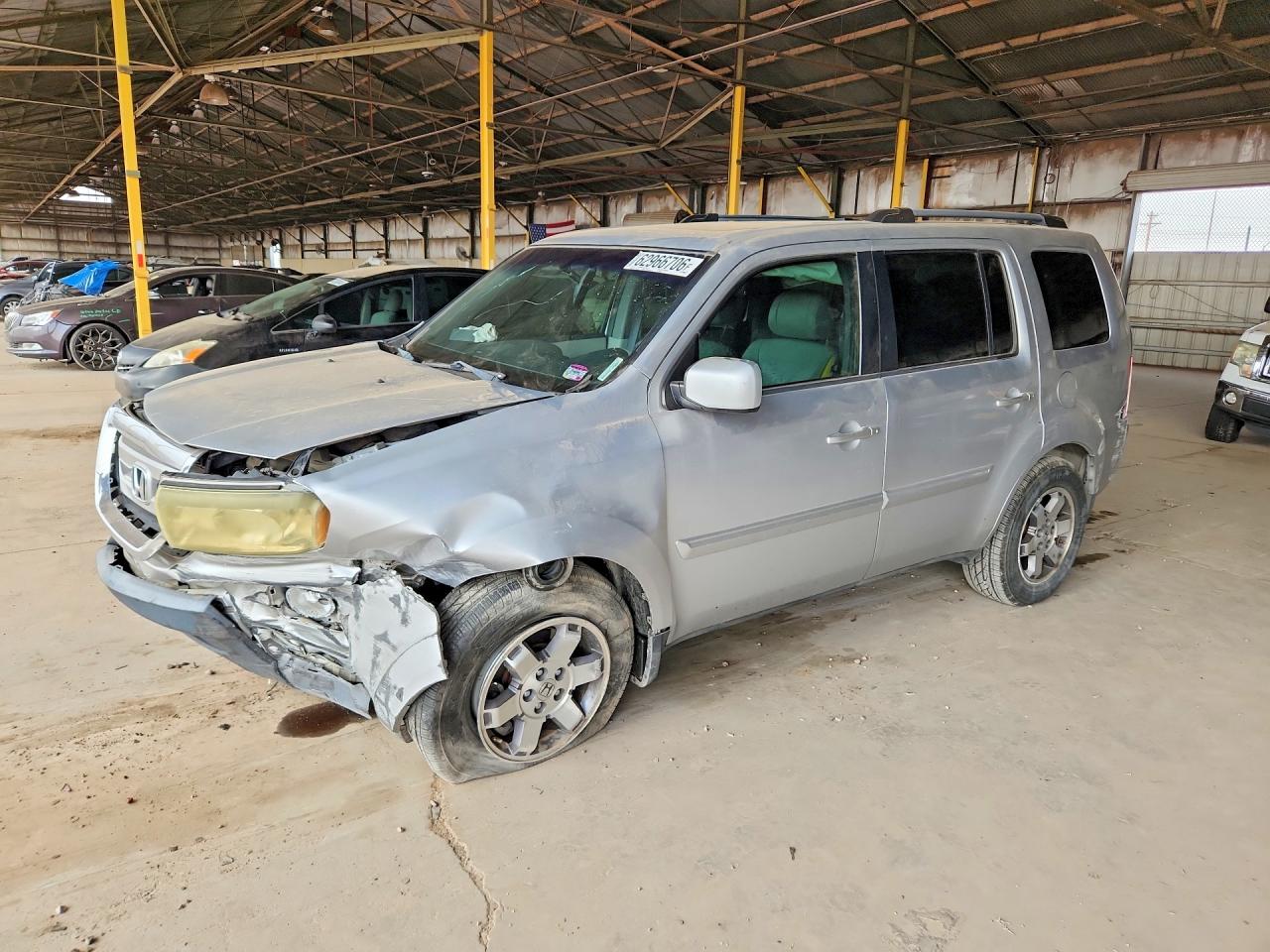 2011 Honda Pilot Exl Silver vin: 5FNYF3H66BB005543