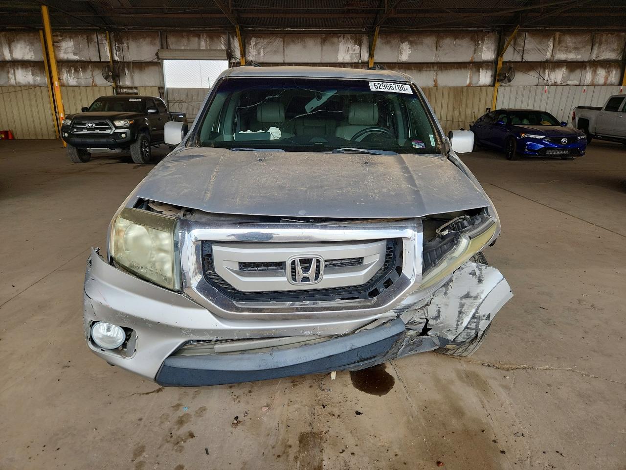 2011 Honda Pilot Exl Silver vin: 5FNYF3H66BB005543