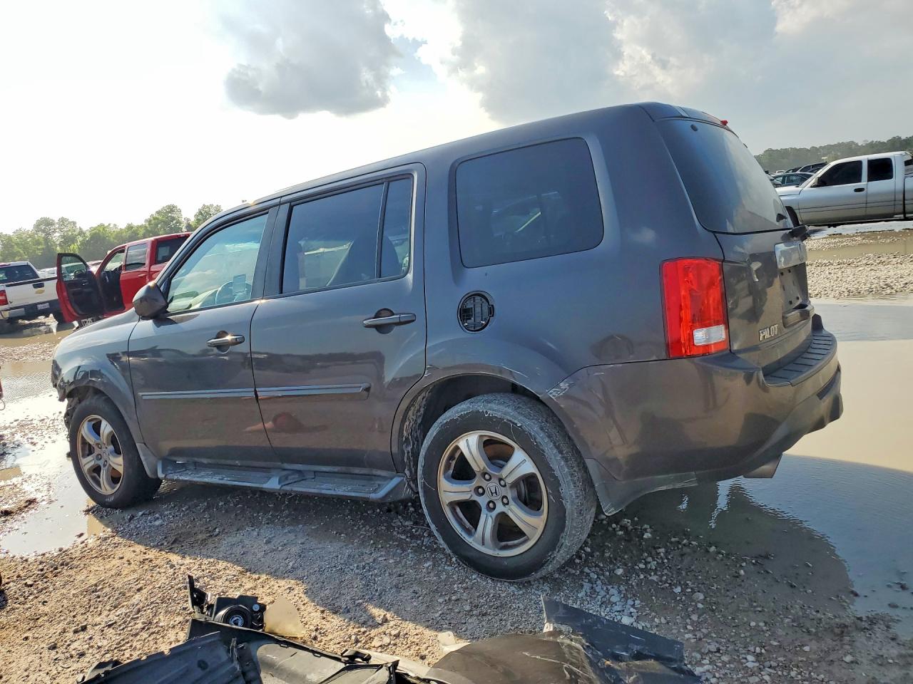2012 Honda Pilot Exl Charcoal vin: 5FNYF3H66CB018732