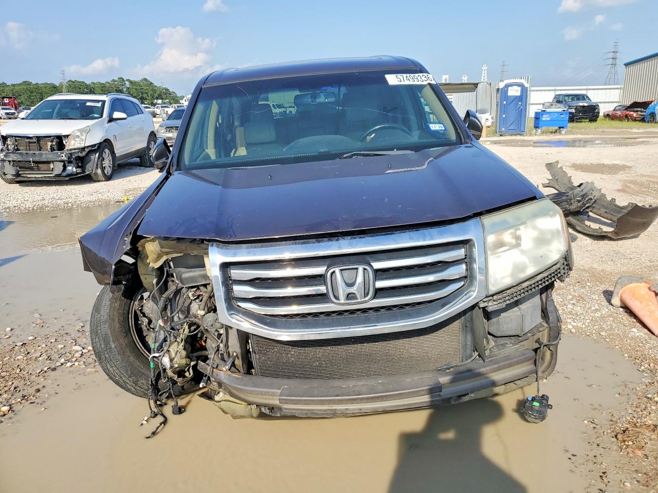 2012 Honda Pilot Exl Charcoal vin: 5FNYF3H66CB018732