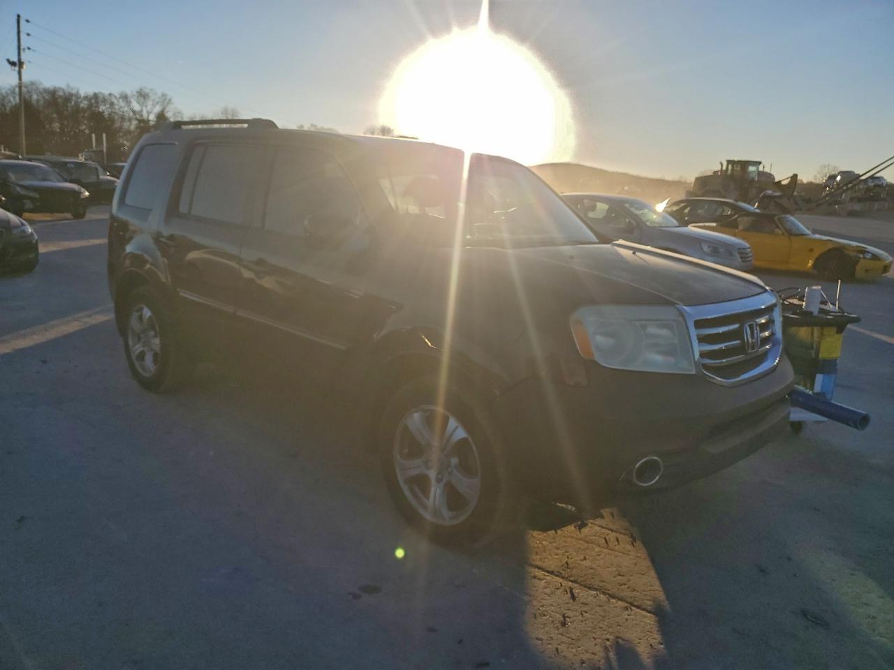 2013 Honda Pilot Exl Red vin: 5FNYF3H66DB013886