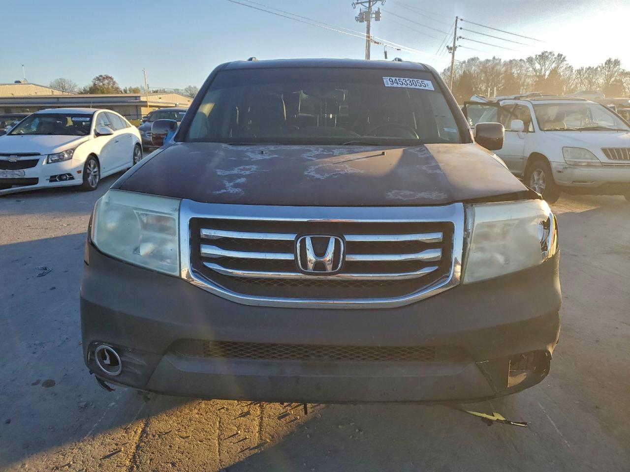 2013 Honda Pilot Exl Red vin: 5FNYF3H66DB013886