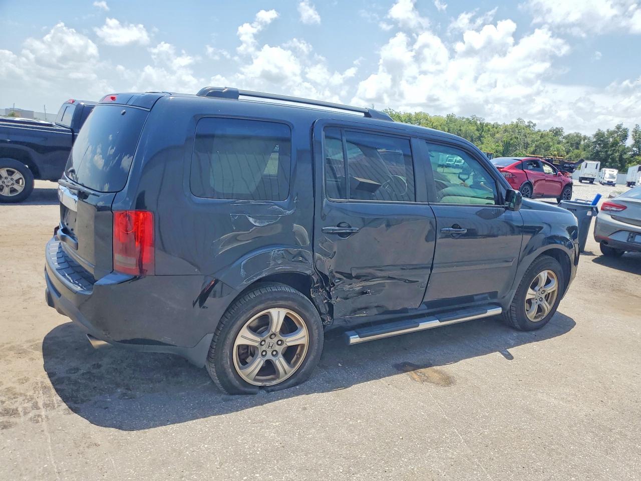 2014 Honda Pilot Exl Черный vin: 5FNYF3H66EB022105