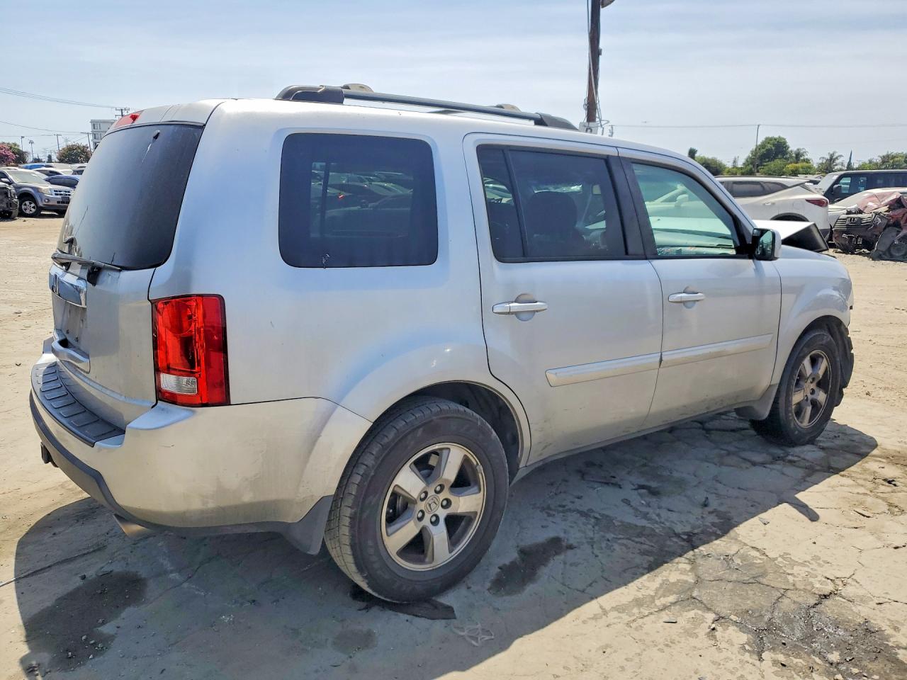 2010 Honda Pilot Exl Silver vin: 5FNYF3H67AB018820