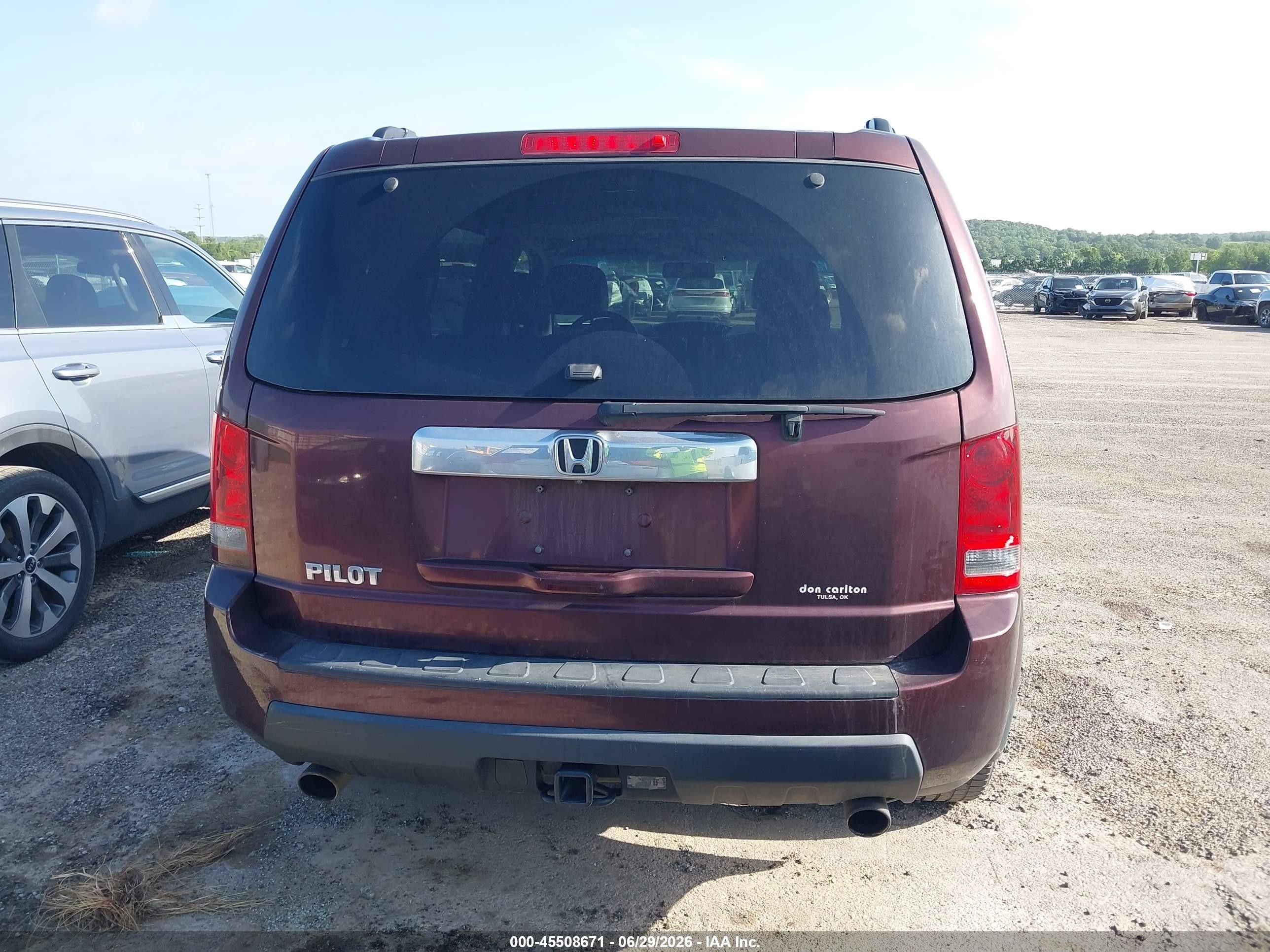 2011 Honda Pilot Ex-l Brown vin: 5FNYF3H67BB014431