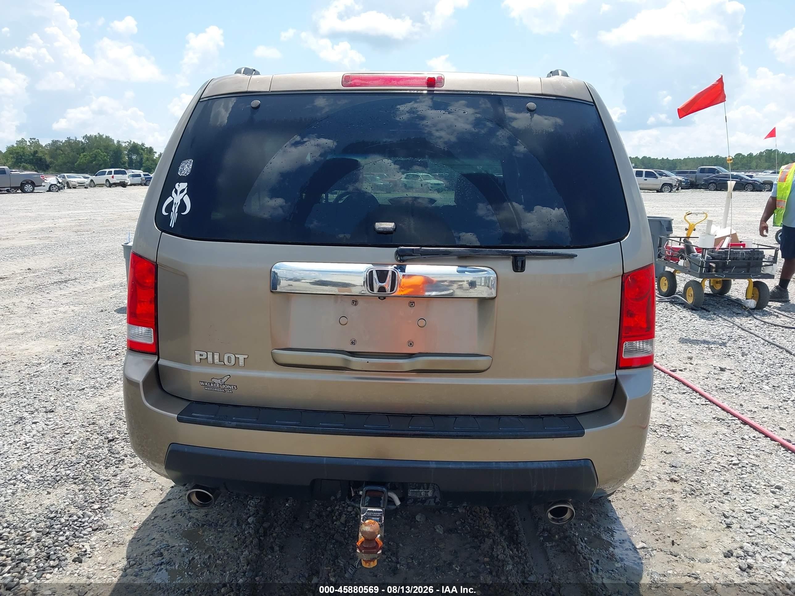 2011 Honda Pilot Ex-l Tan vin: 5FNYF3H67BB027681