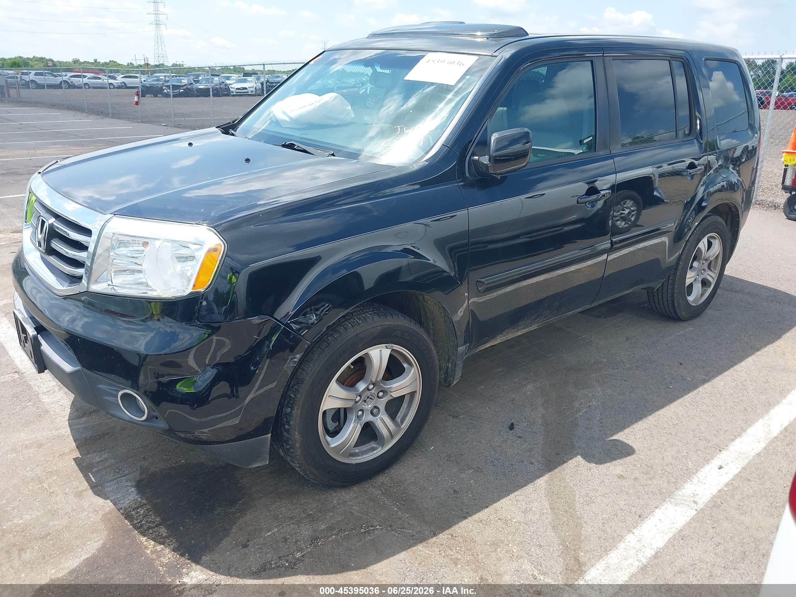 2012 Honda Pilot Ex-l Black vin: 5FNYF3H67CB015371