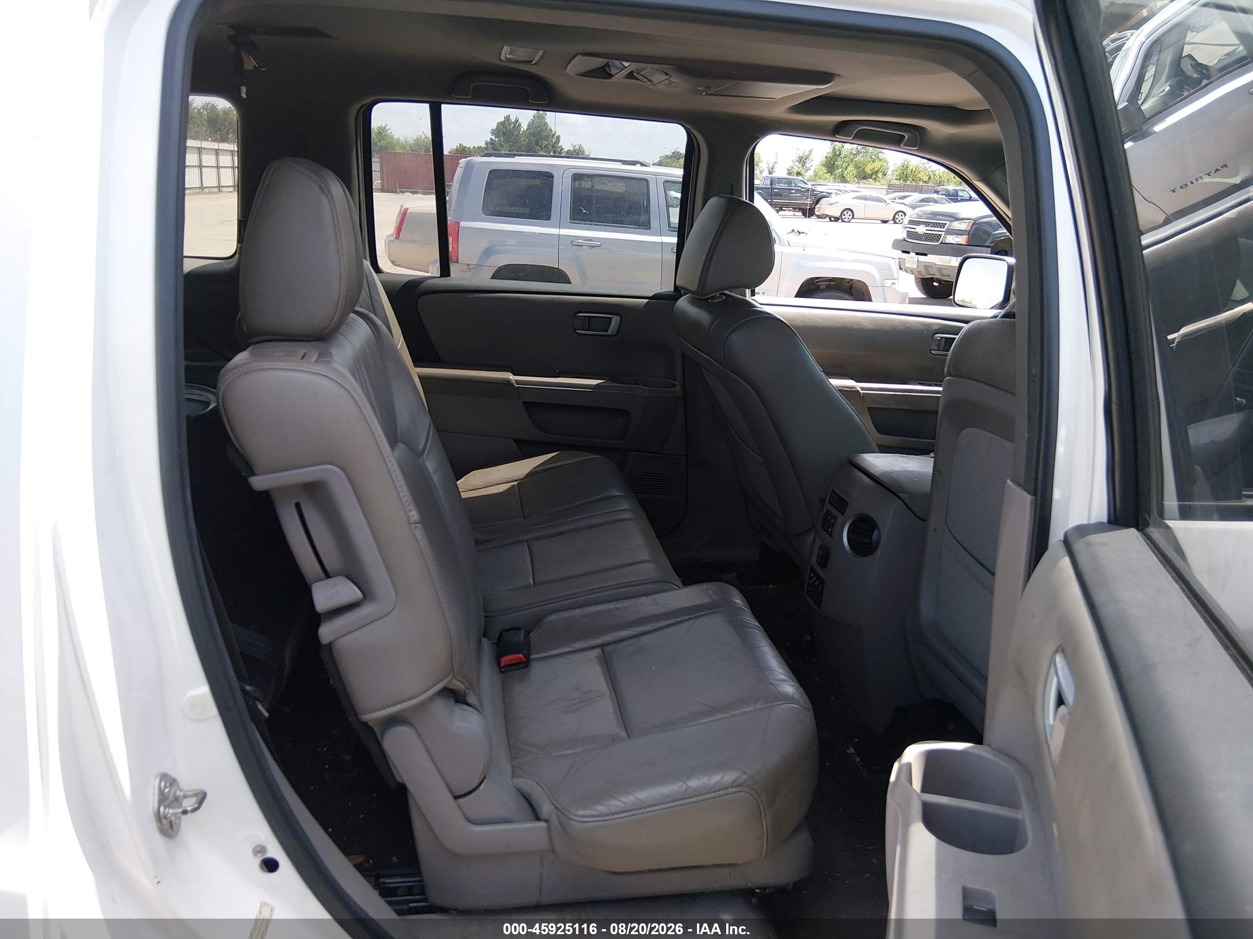 2013 Honda Pilot Ex-l Белый vin: 5FNYF3H67DB010544