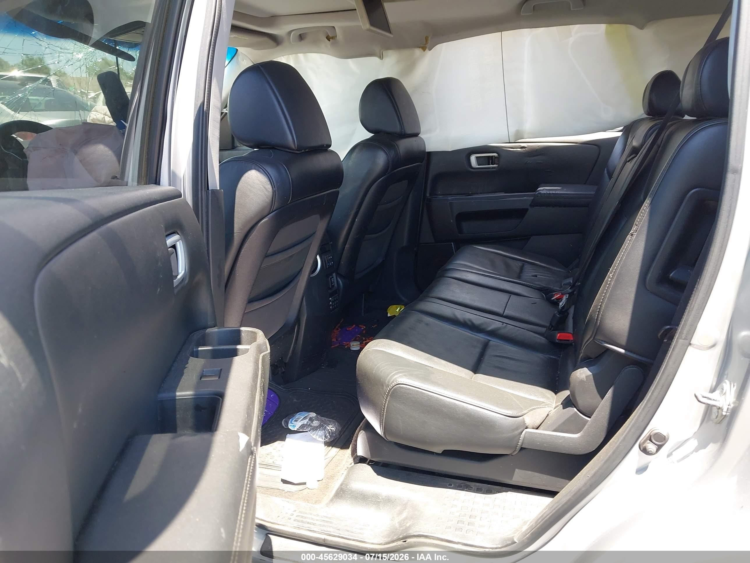 2010 Honda Pilot Ex-l Silver vin: 5FNYF3H69AB008693