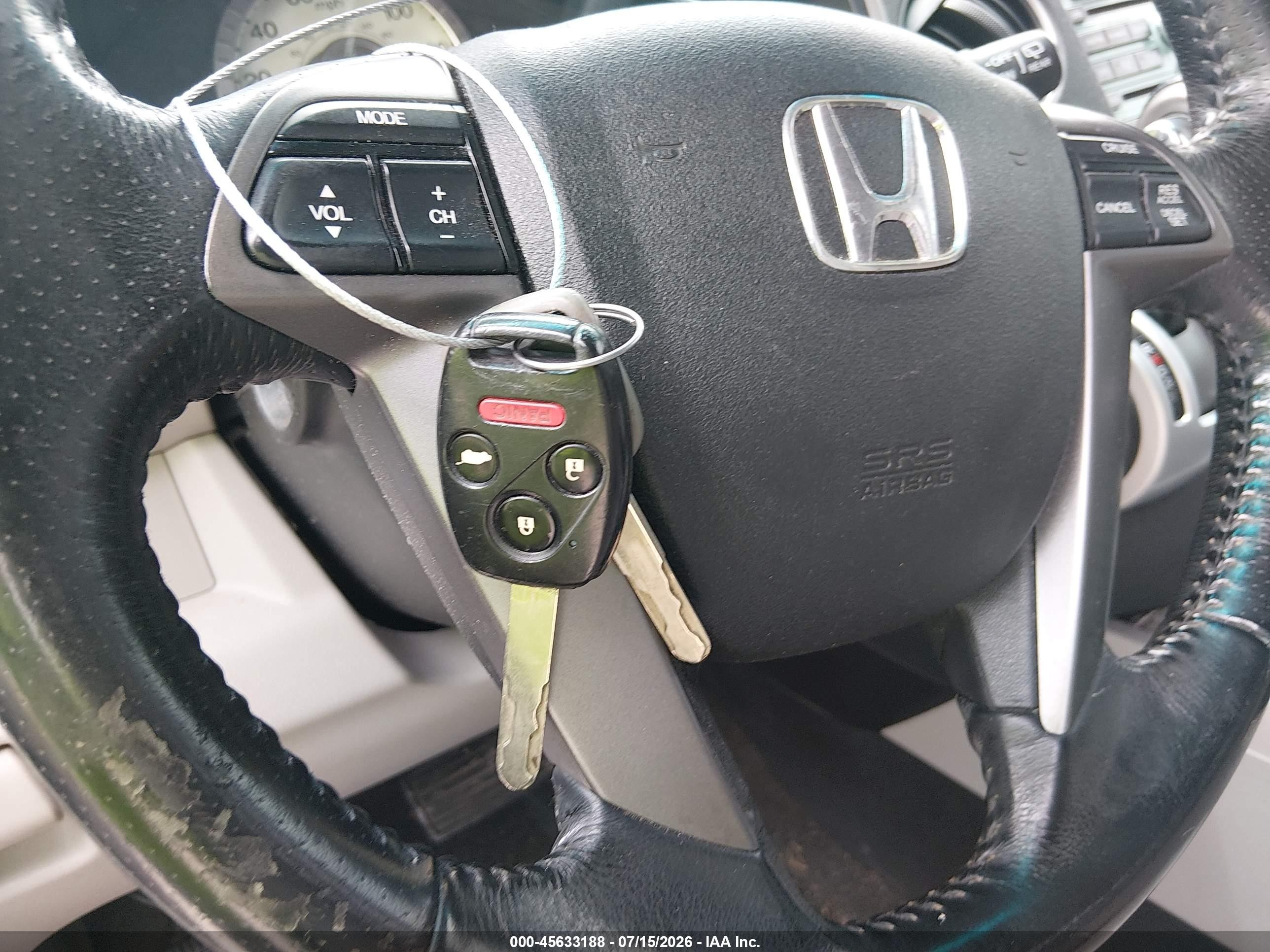 2011 Honda Pilot Ex-l White vin: 5FNYF3H69BB046300