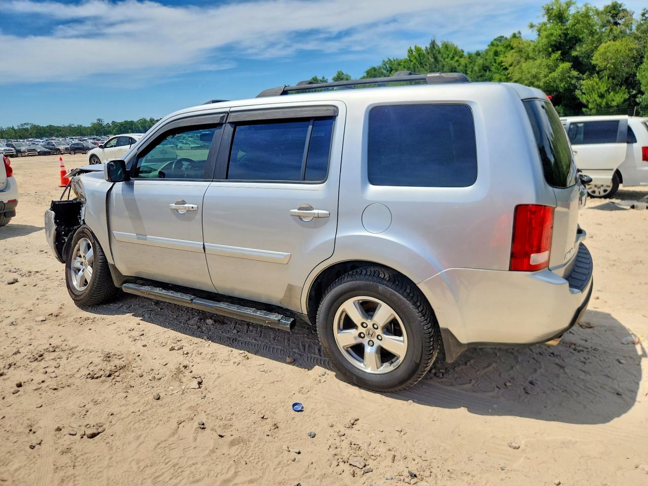 2011 Honda Pilot Exl Silver vin: 5FNYF3H69BB057555