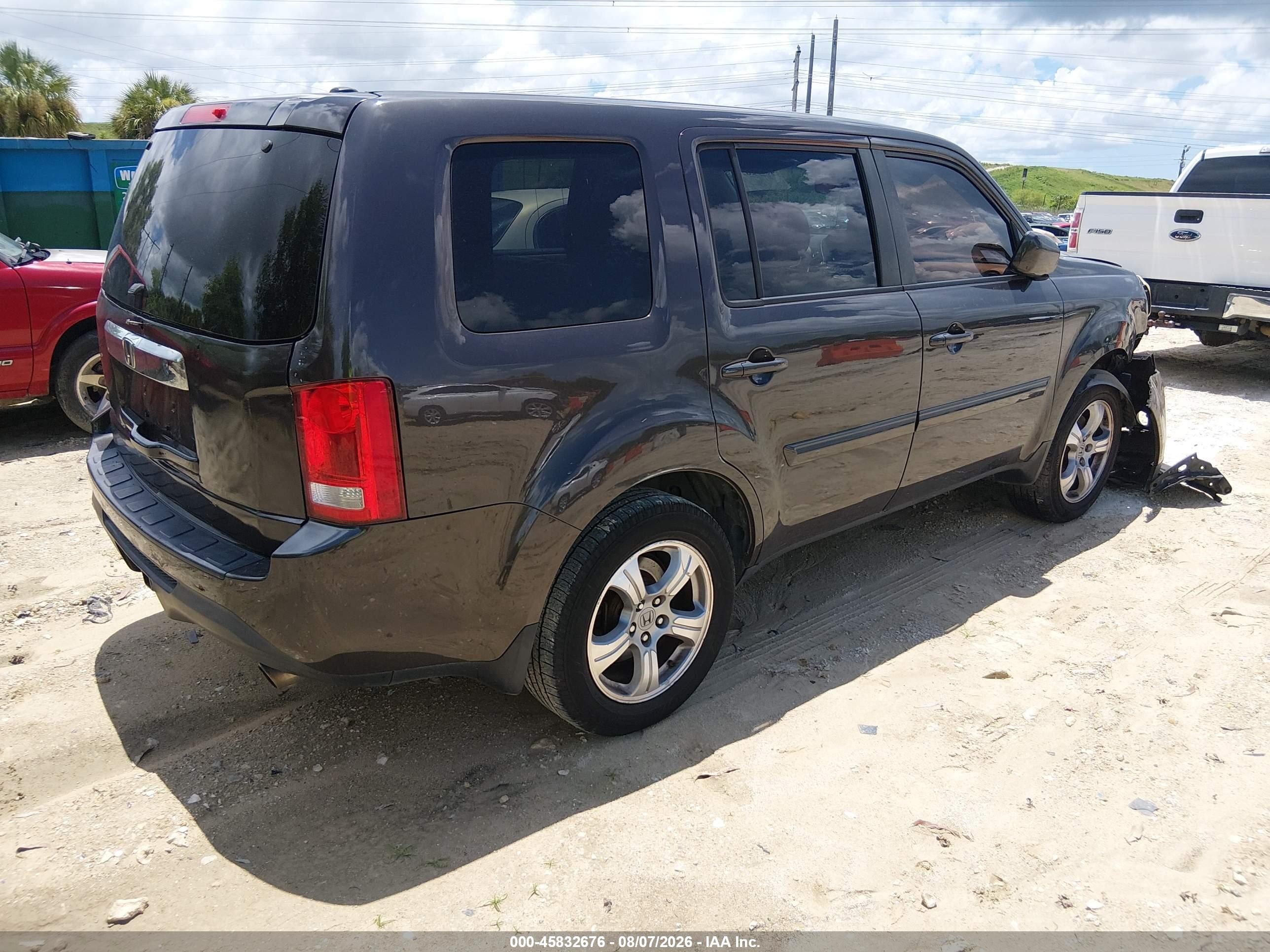 2012 Honda Pilot Ex-l Black vin: 5FNYF3H69CB028235