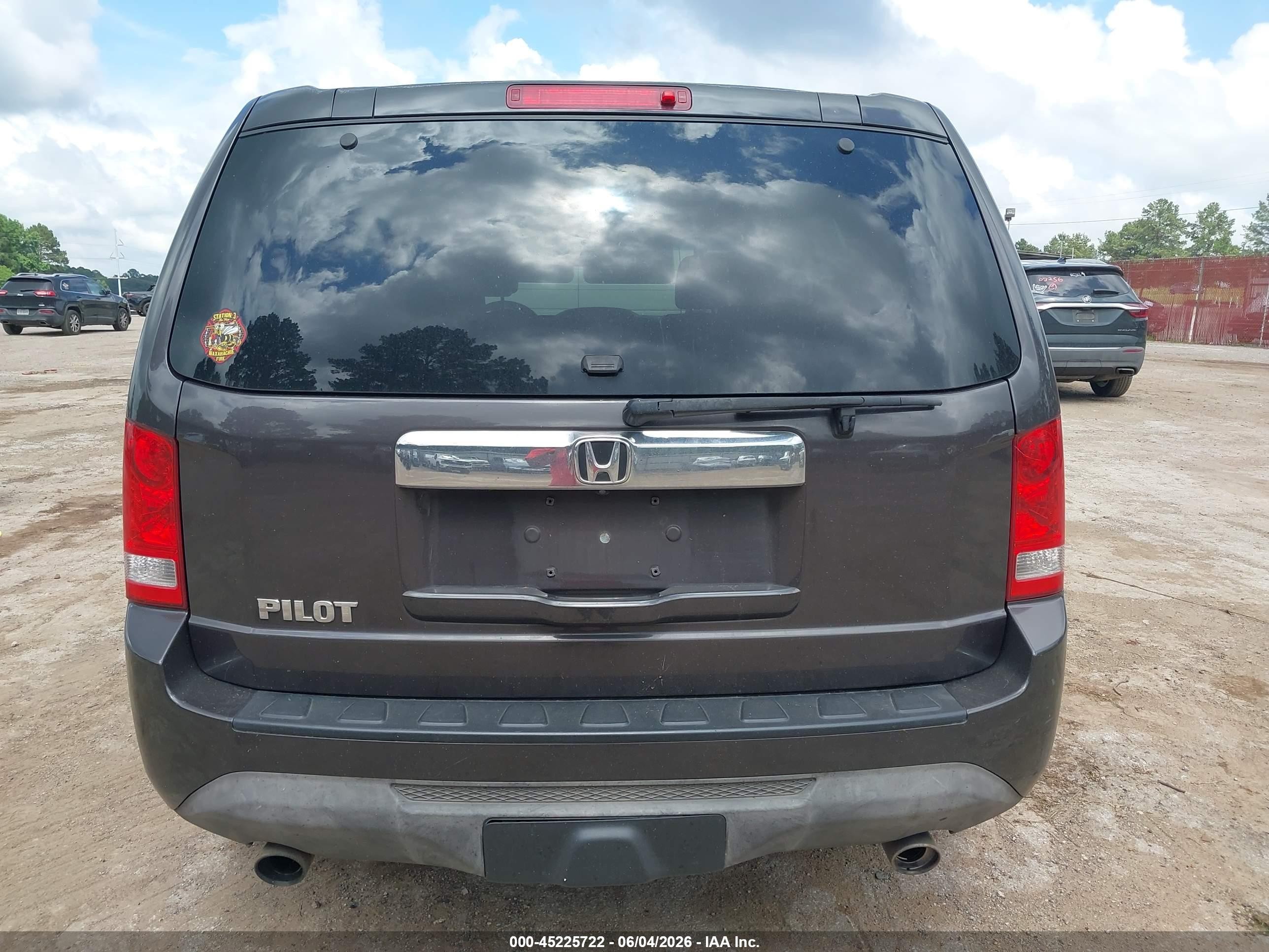 2013 Honda Pilot Ex-l Gray vin: 5FNYF3H69DB022467