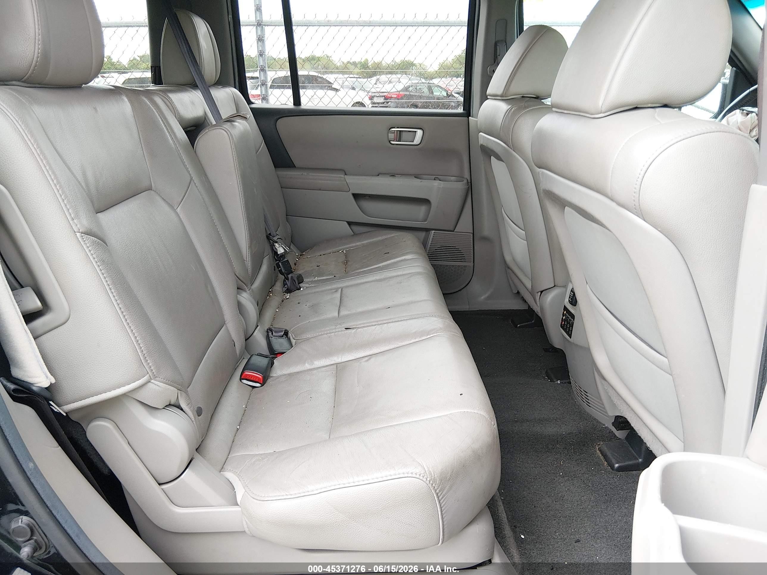 2012 Honda Pilot Ex-l Black vin: 5FNYF3H6XCB015378