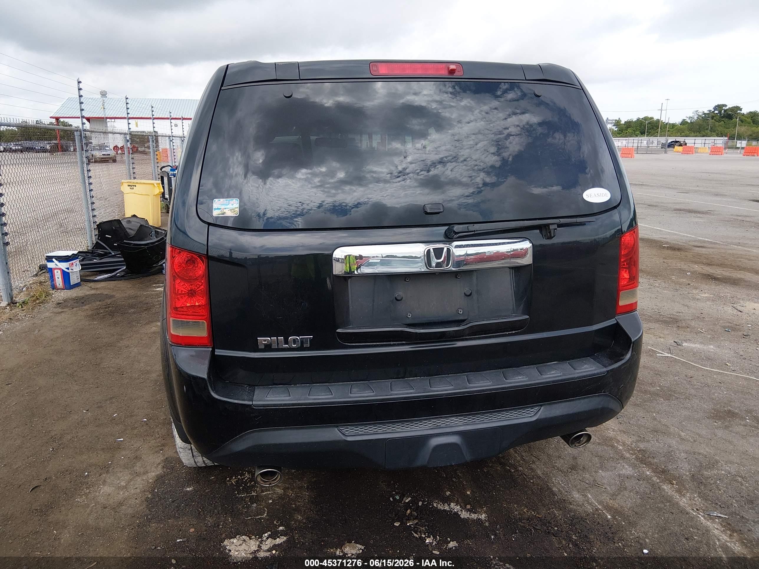 2012 Honda Pilot Ex-l Black vin: 5FNYF3H6XCB015378