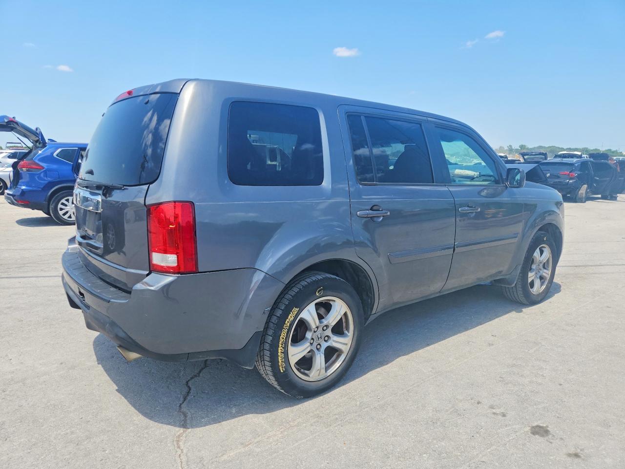 2012 Honda Pilot Exl Gray vin: 5FNYF3H6XCB034271