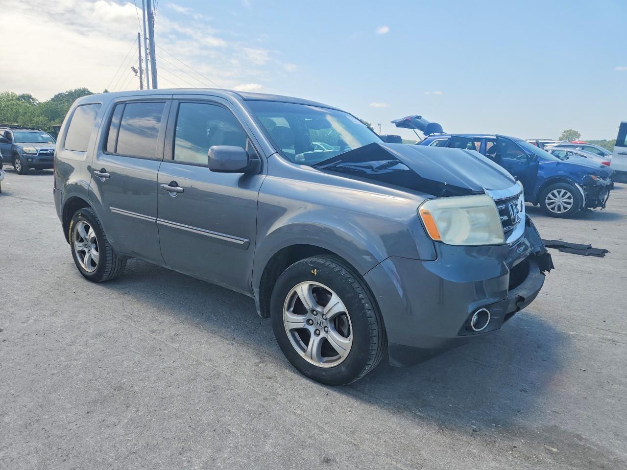 2012 Honda Pilot Exl Gray vin: 5FNYF3H6XCB034271